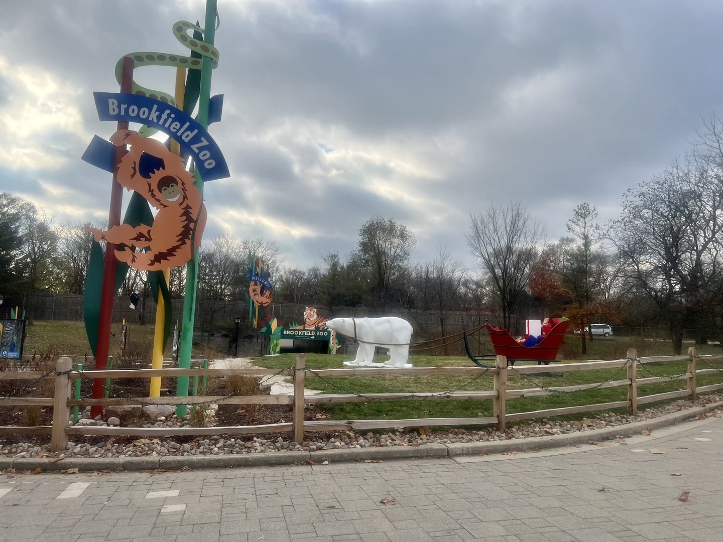 Zoo Art near Parking Lot