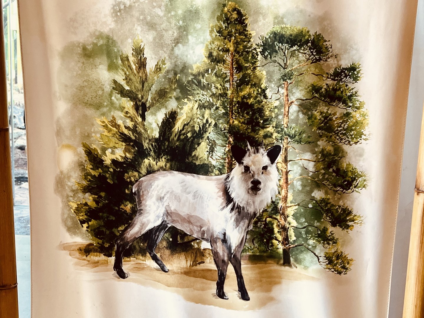 Zoo Art - “Silk” Painting - I Love These