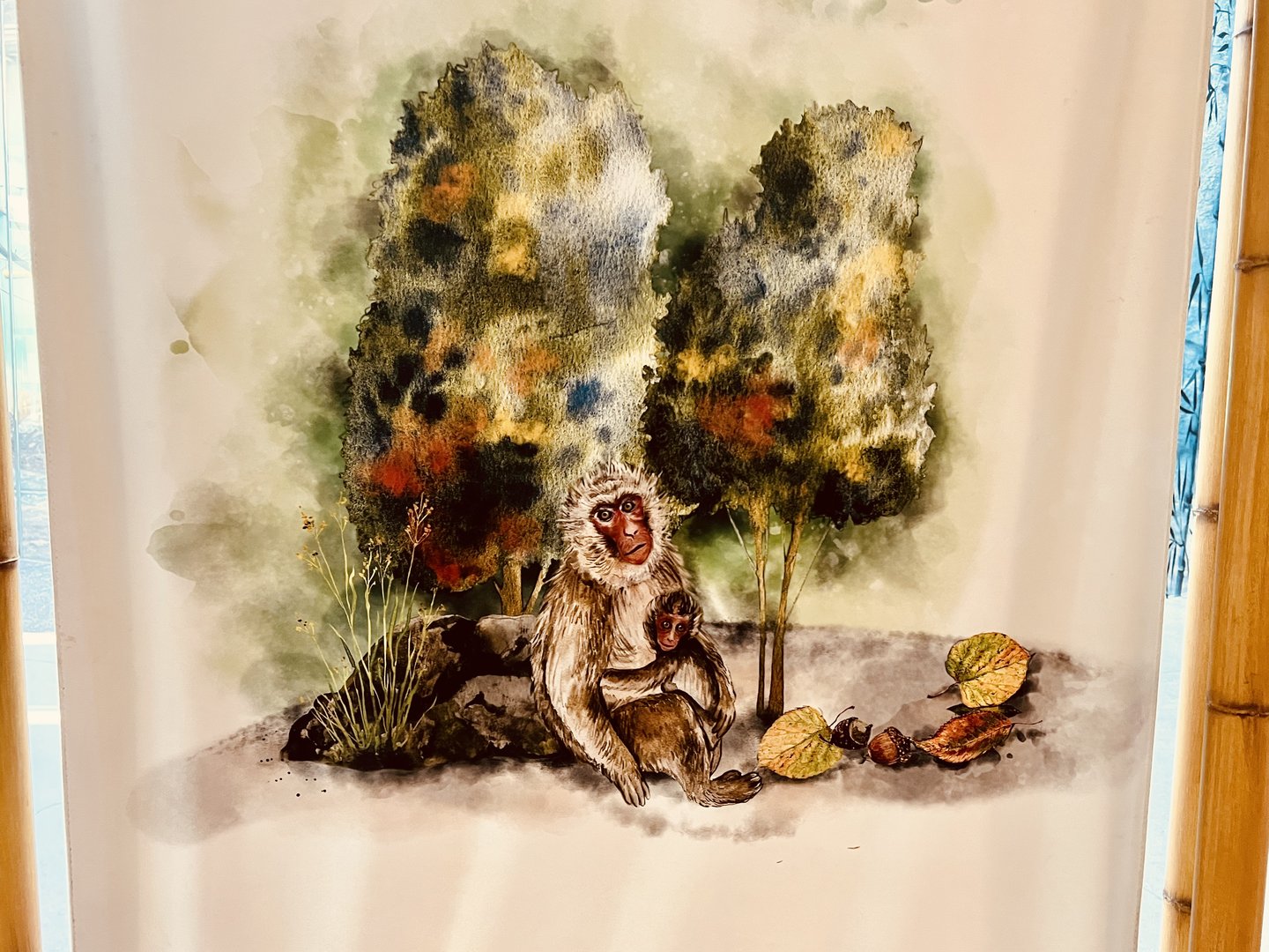 Zoo Art - “Silk” Painting - I Love These