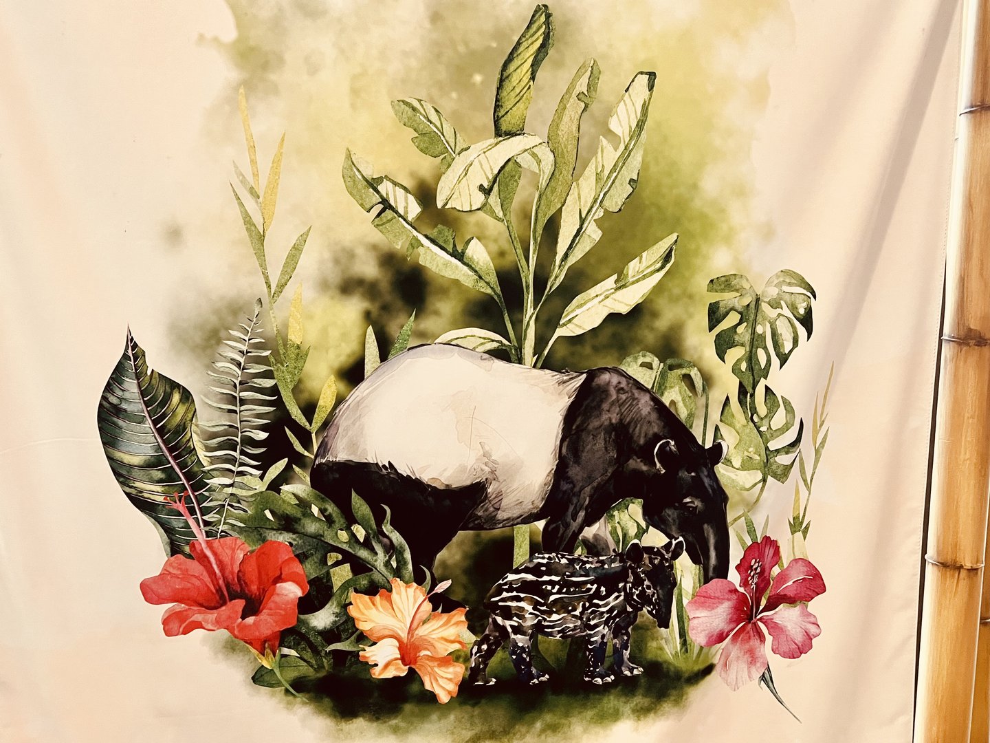 Zoo Art - “Silk” Painting - I Love These