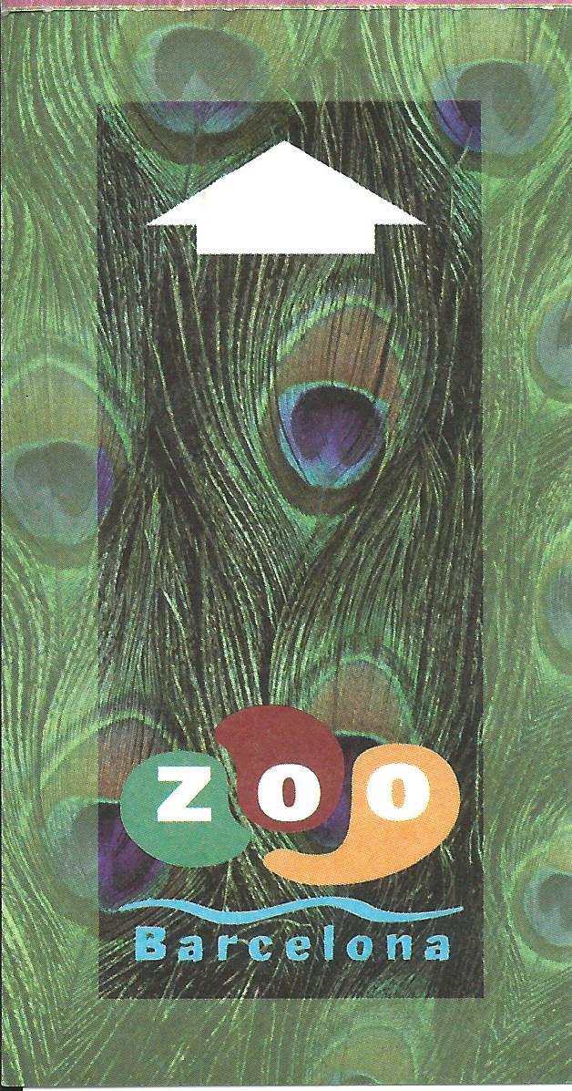 Zoo Barcelona Ticket 23.5.12