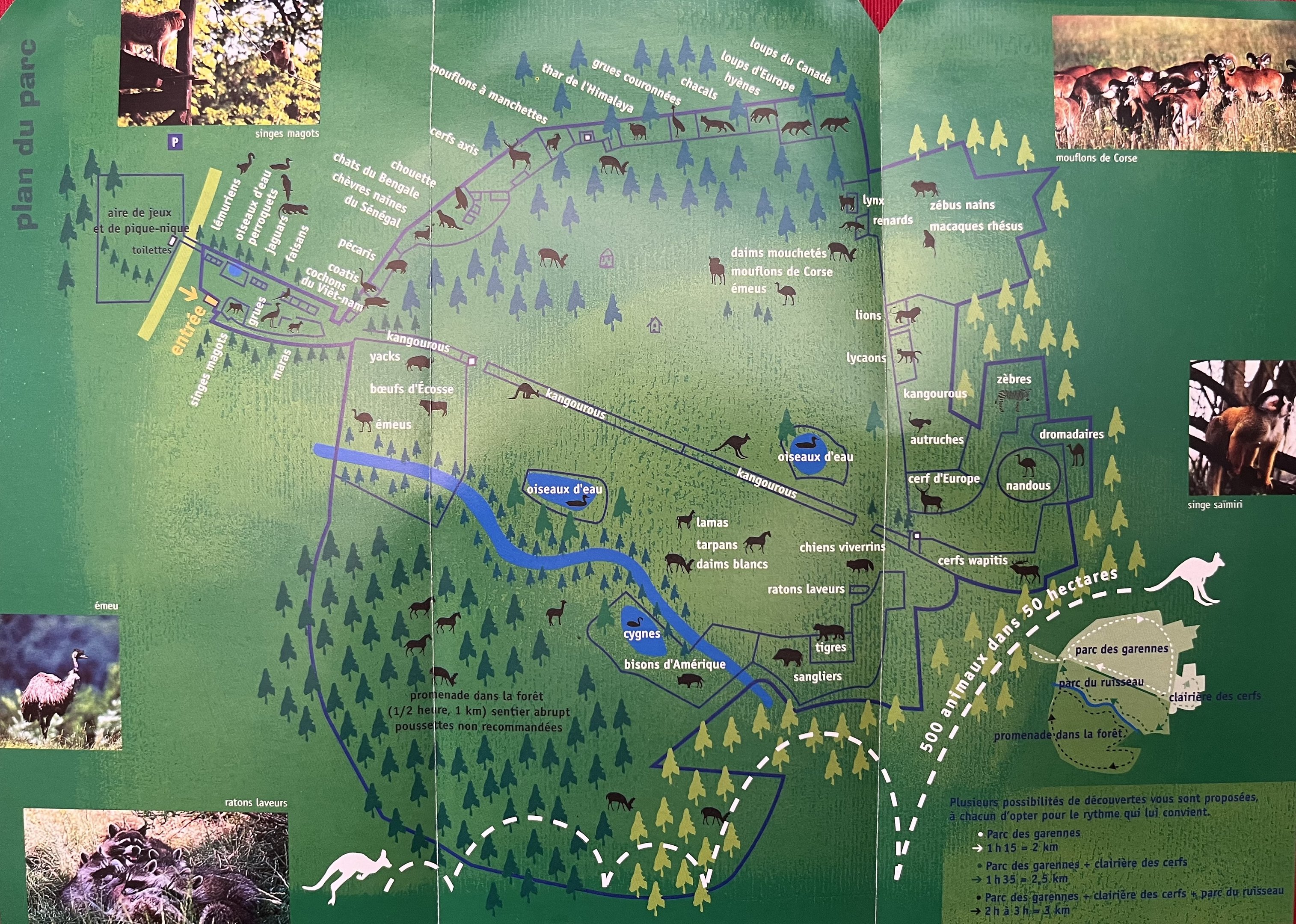 Zoo du Bouy Map - undated