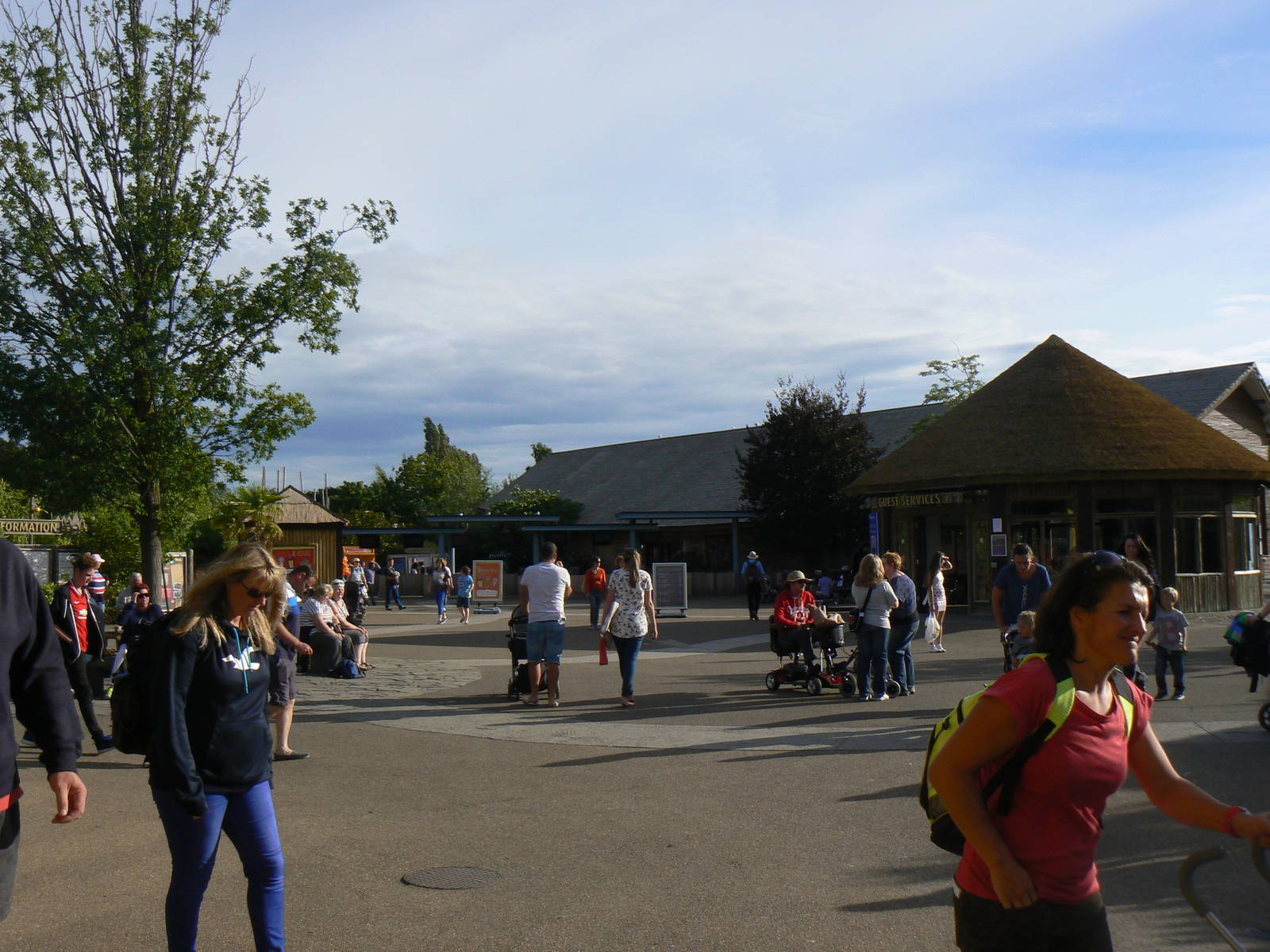 Zoo Entrance At Closing Time