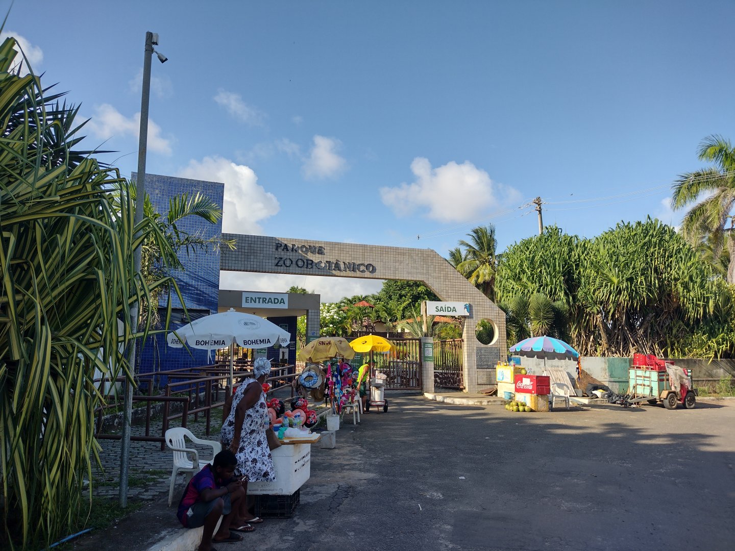 Zoo entrance - Salvador zoo (PZGV)
