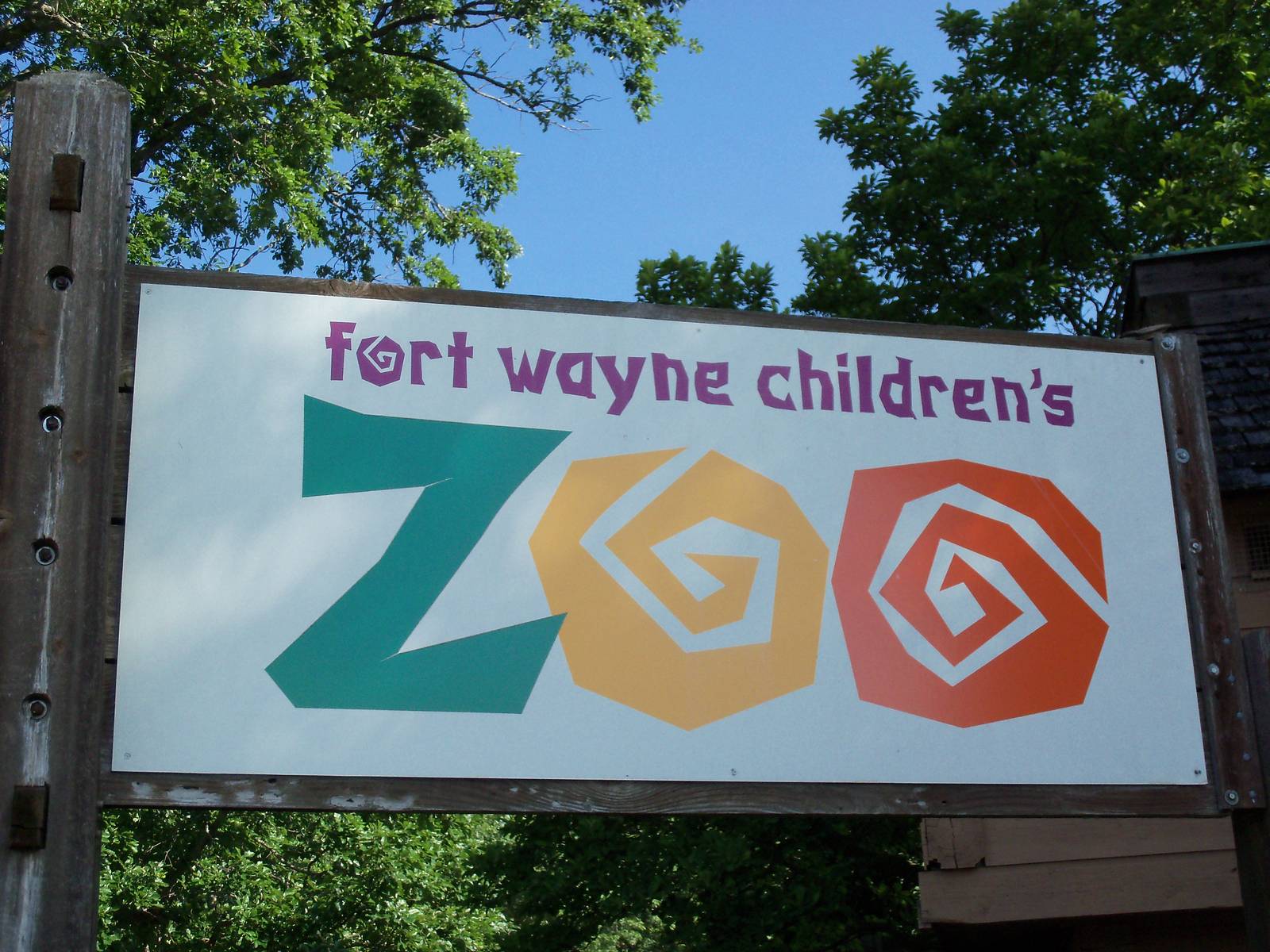 Zoo Entrance Sign