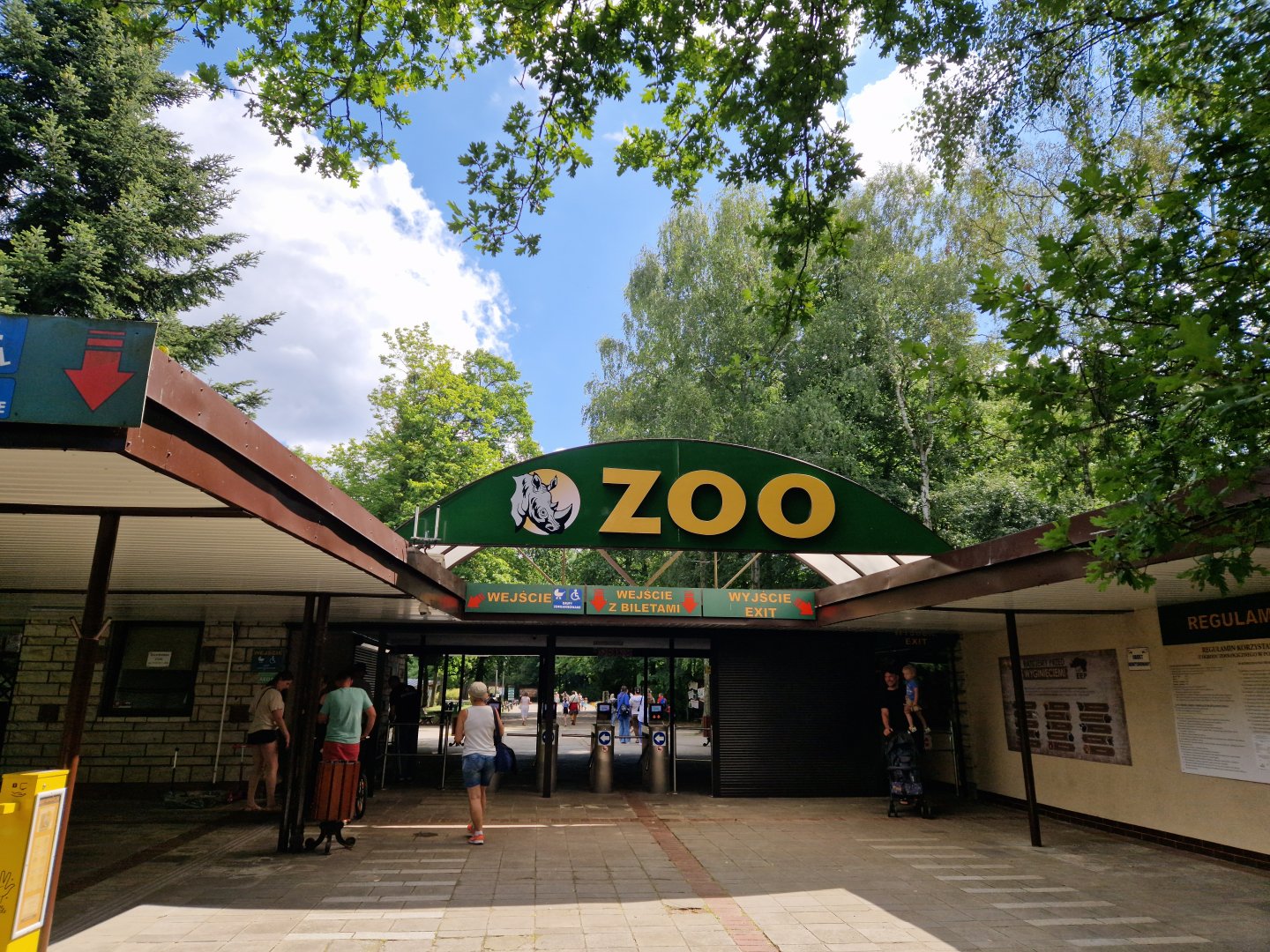 Zoo entrance