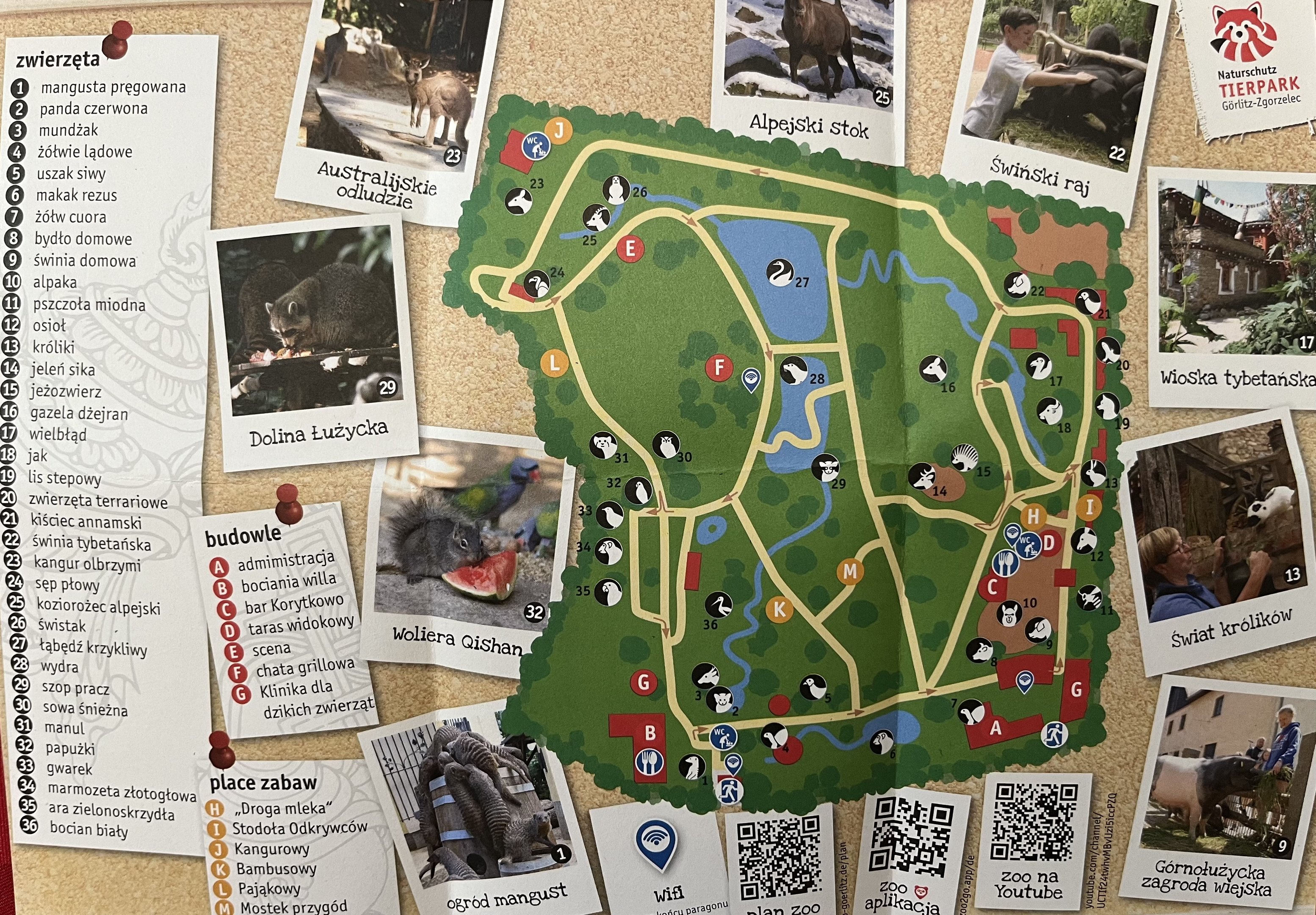 Zoo Gorlitz Map - 2021