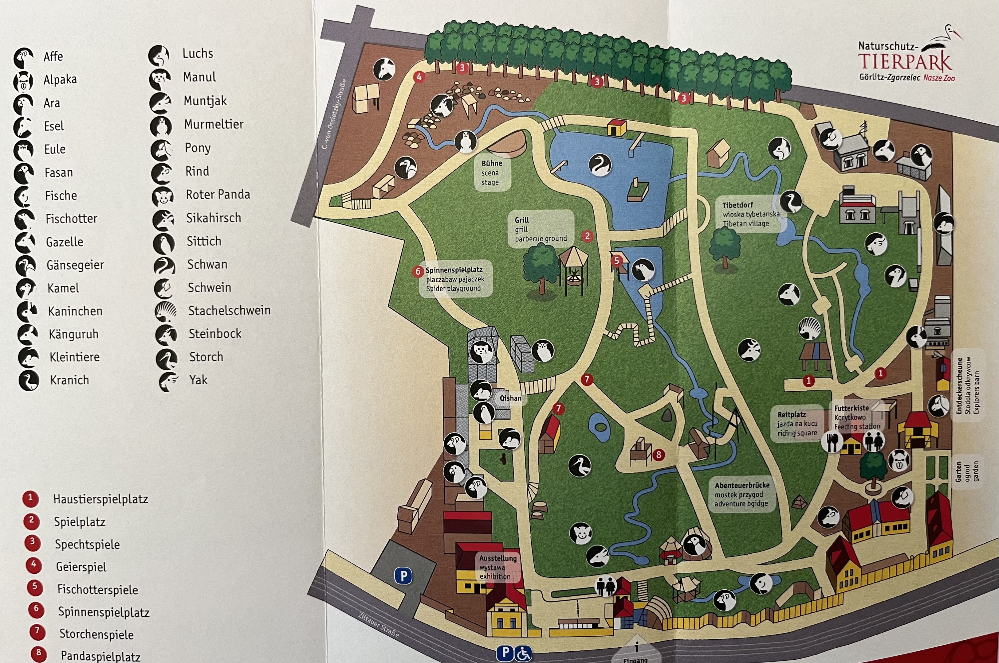 Zoo Gorlitz Map - undated