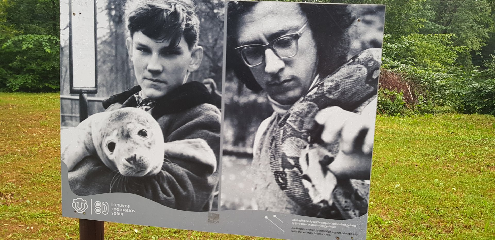 Zoo History photo display June 2019