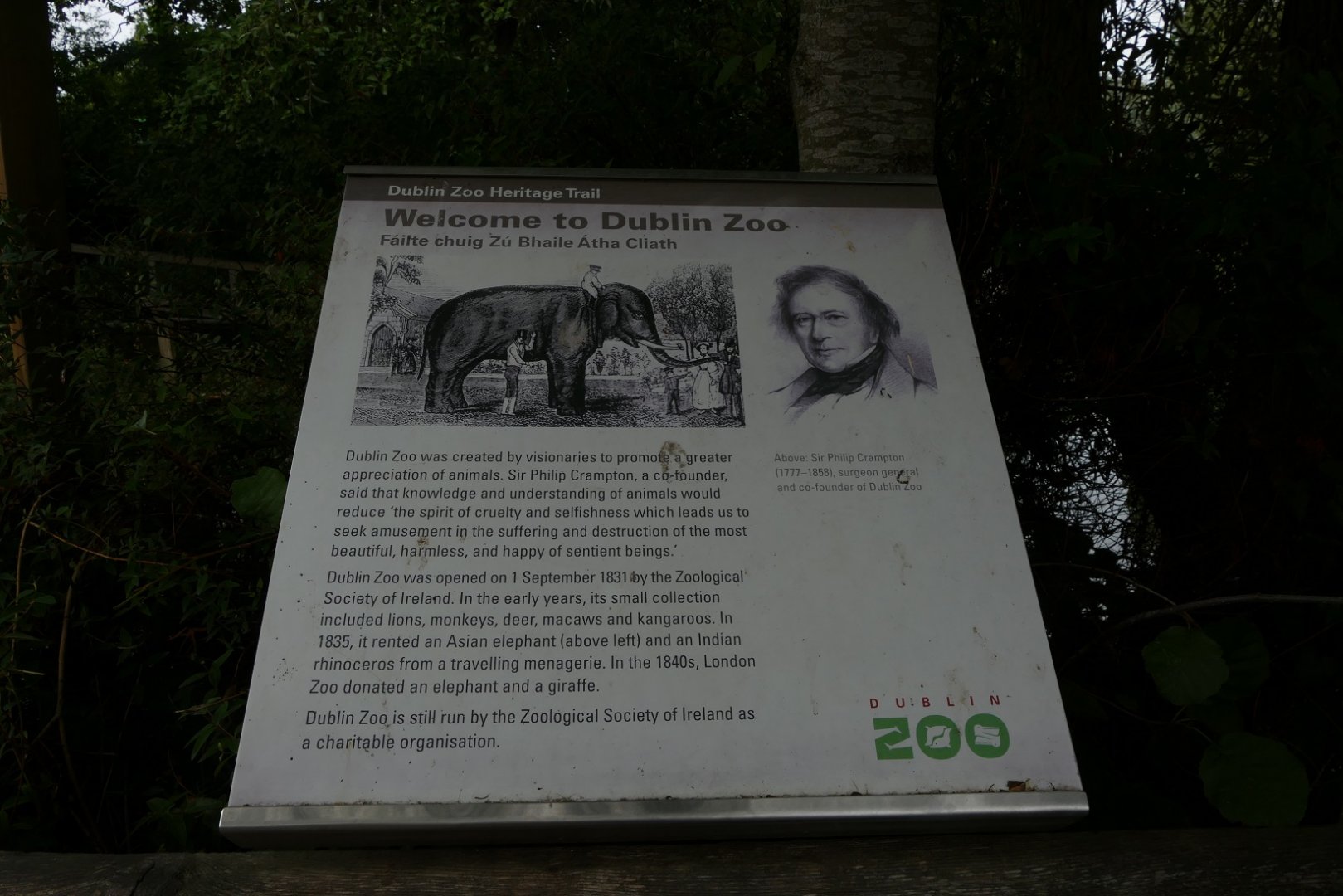 Zoo history, September 2018