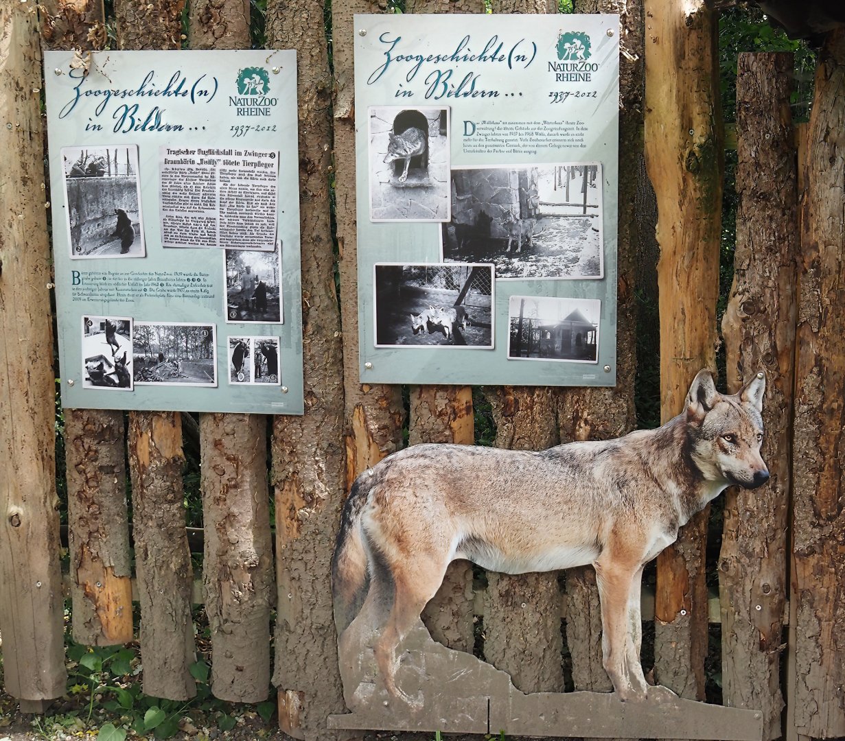 Zoo history signage, 2025-05-22
