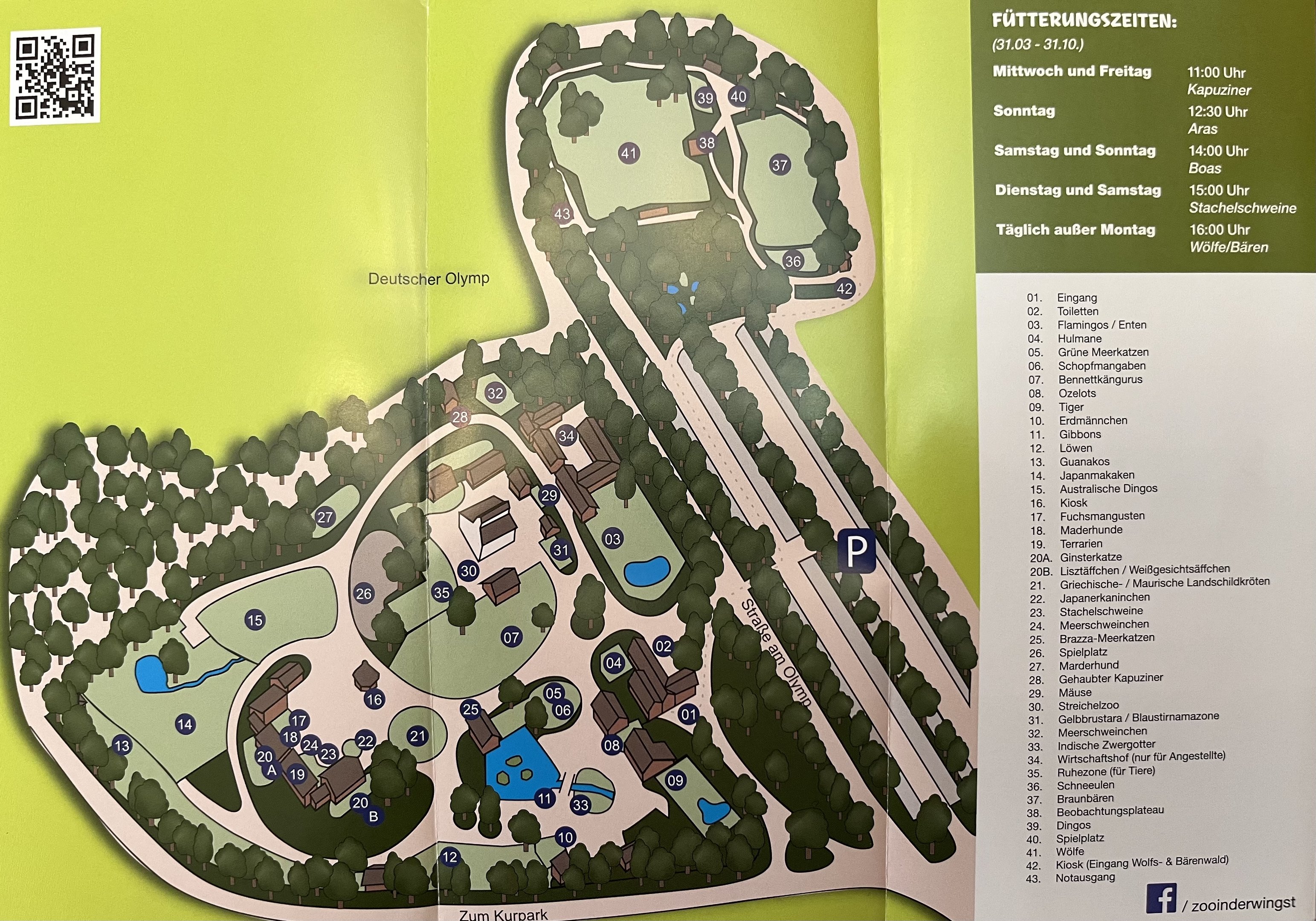 Zoo in der Wingst Map - 2014