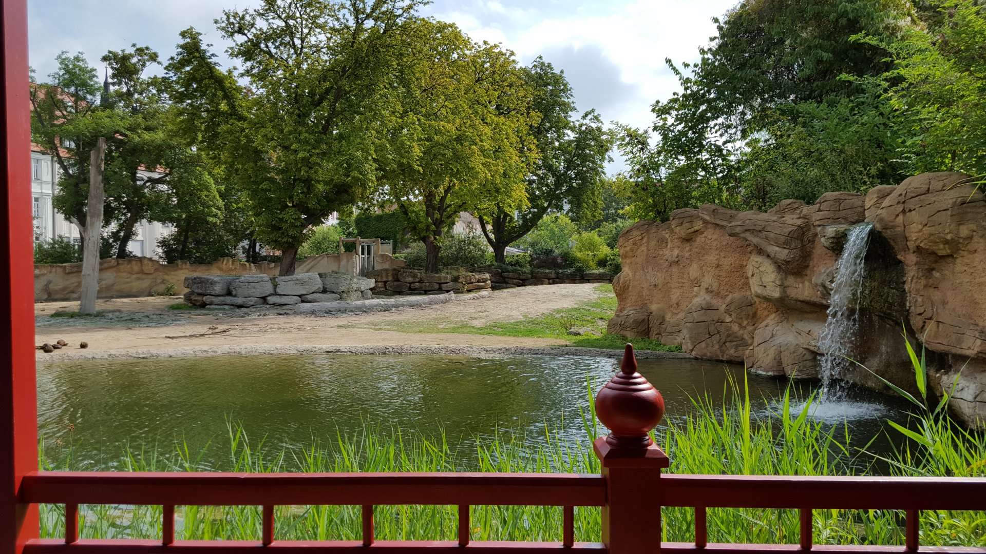 Zoo Leipzig - Asian elephant exhibit