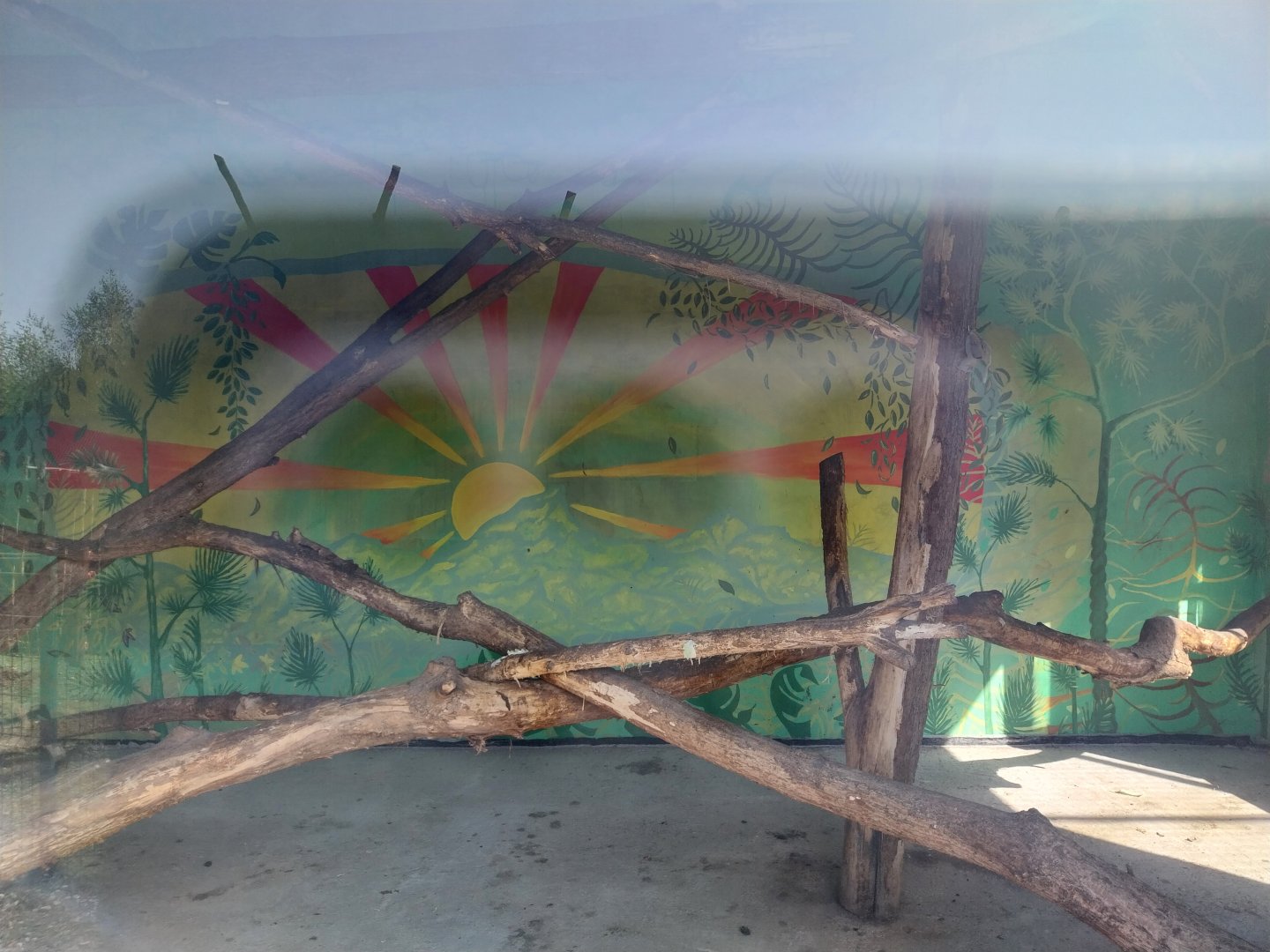 Zoo Lesne Zacisze (Lisow) - Collared Mangabey building