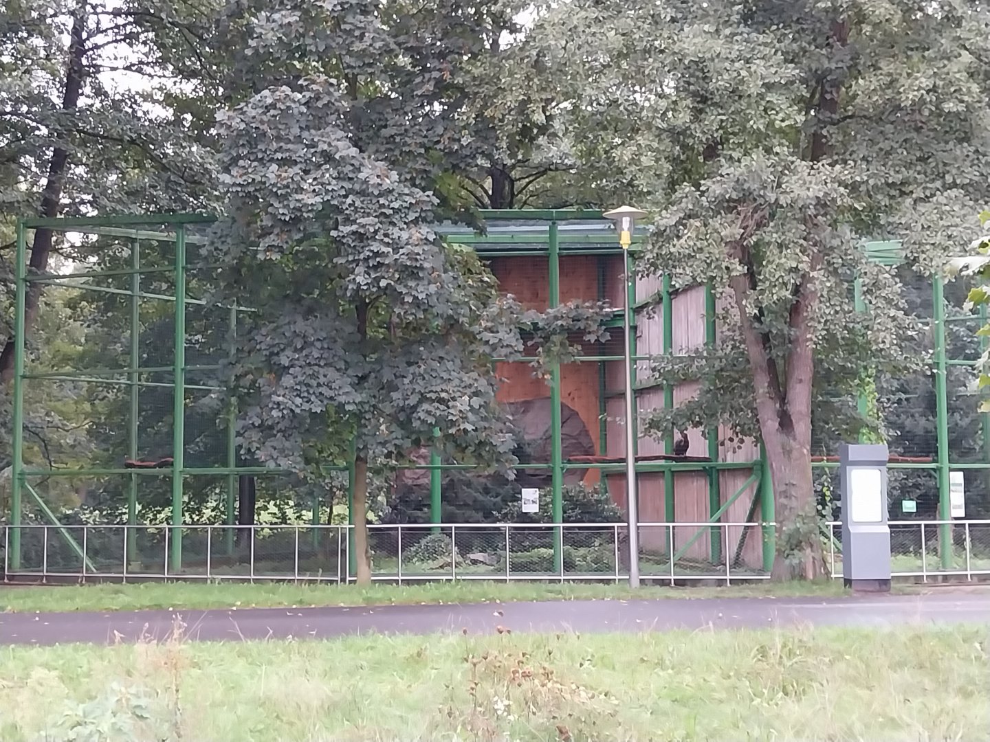 Zoo Lubin - Complex 14 (Eagles) - Golden eagle aviary