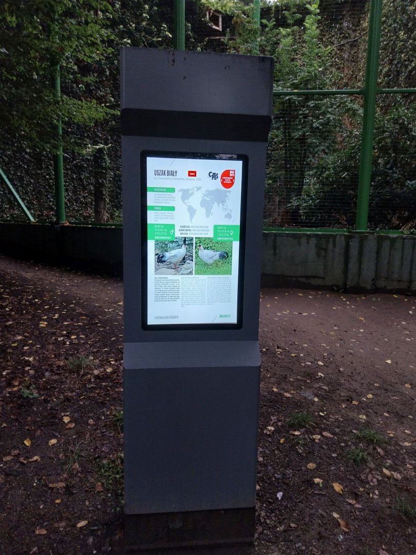 Zoo Lubin - Information sign