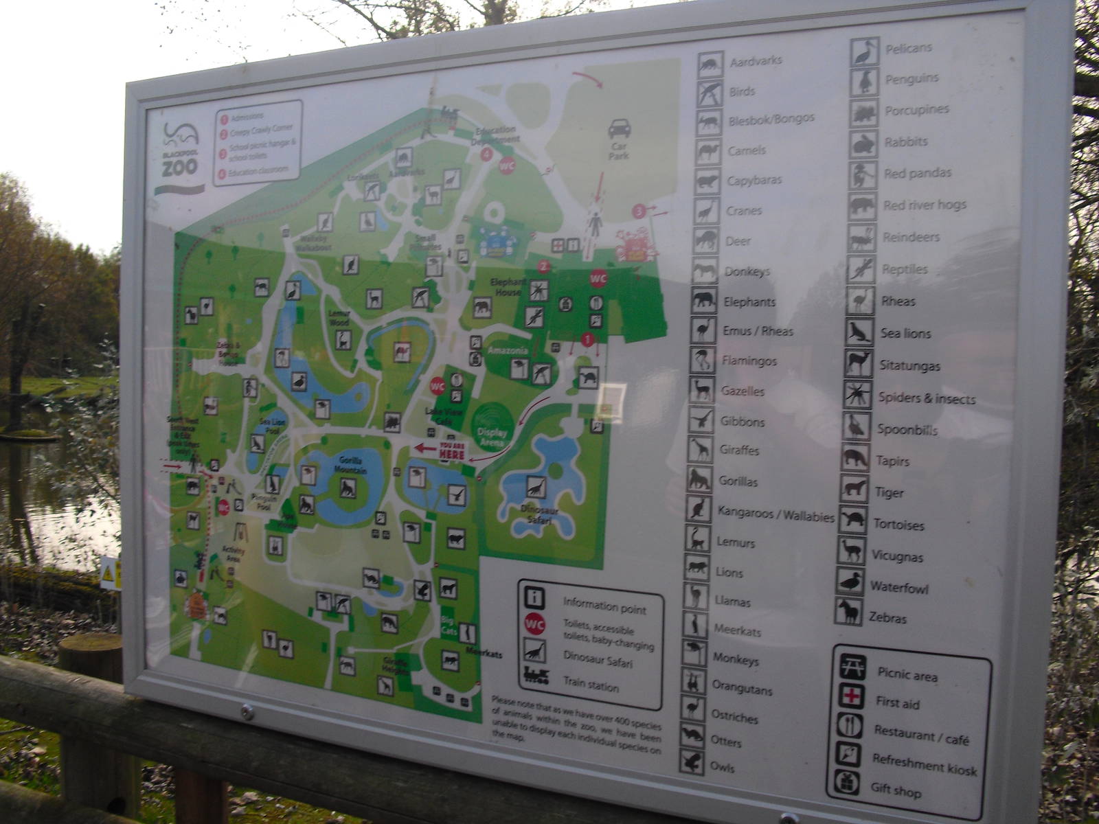 Zoo Map - 01/10/2011