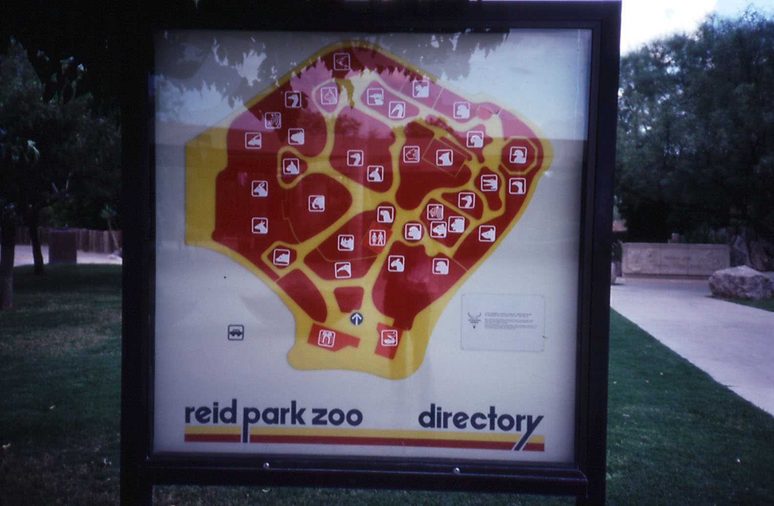 Zoo Map - 1988
