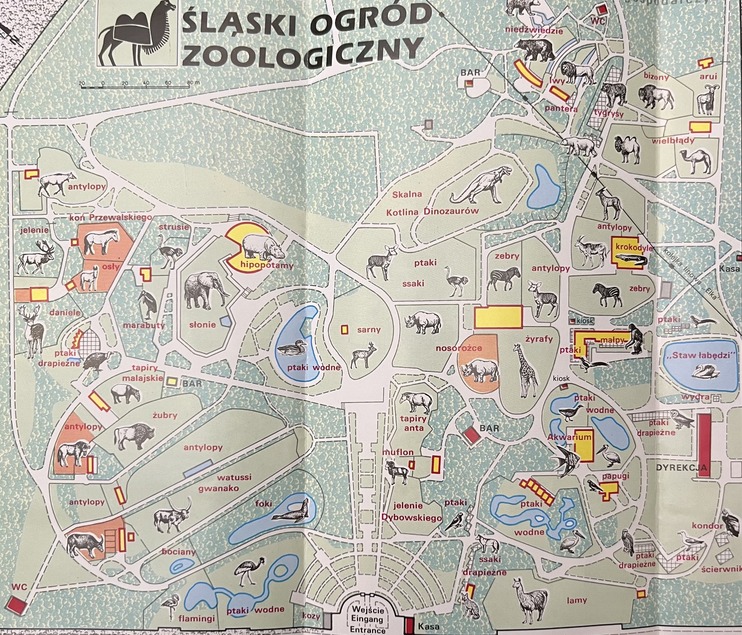 Zoo Map - 1991