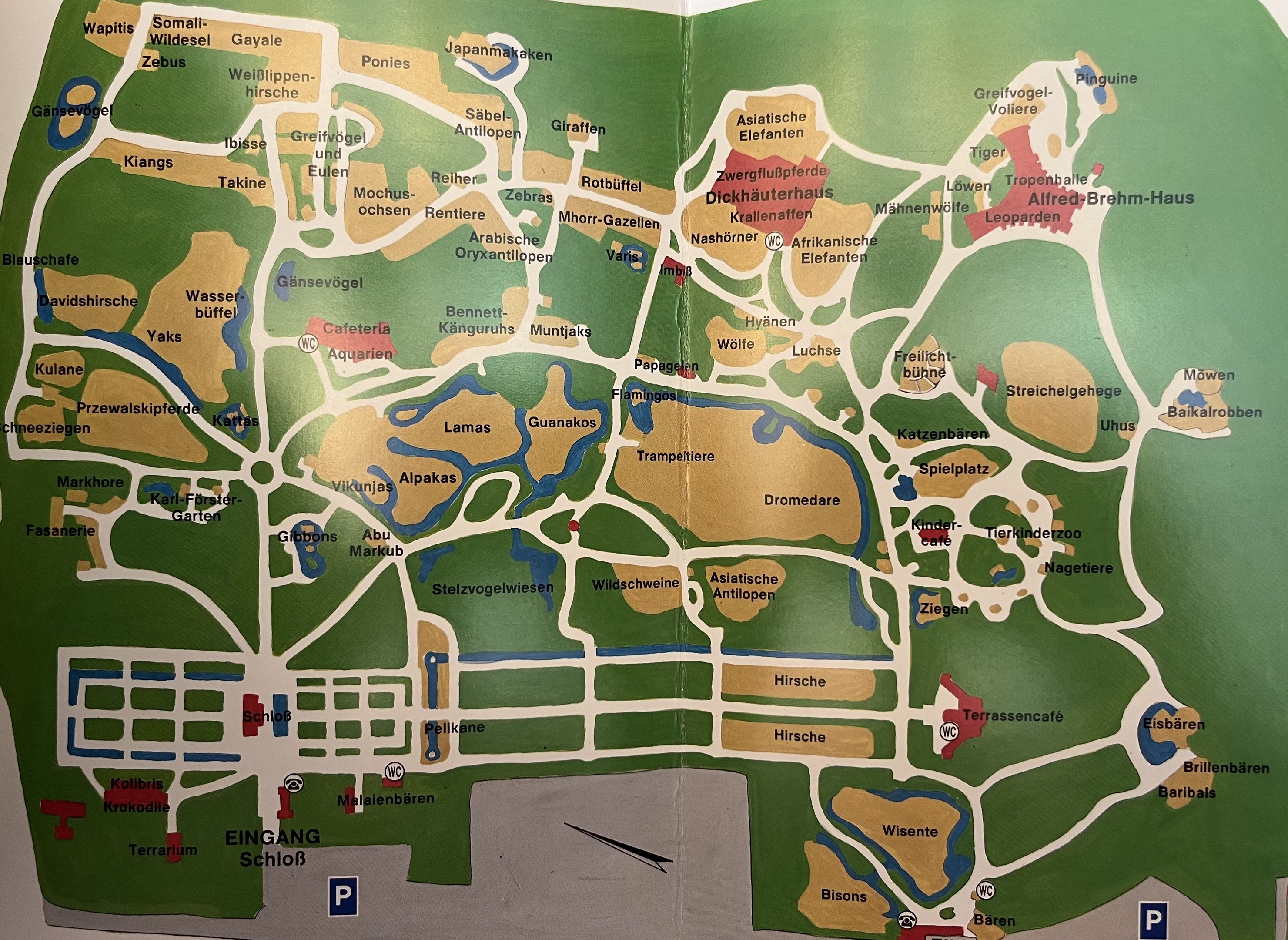 Zoo Map - 1992