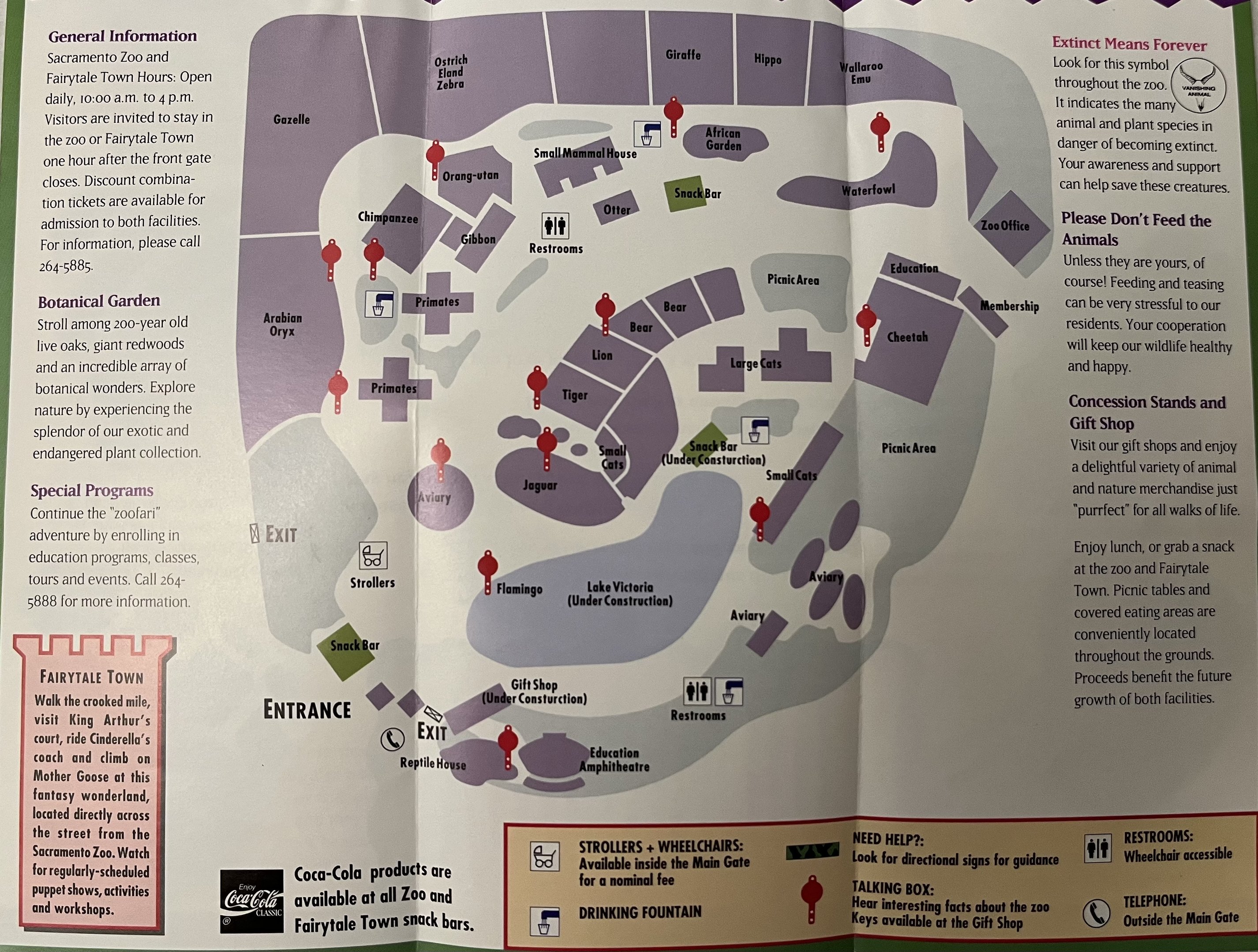 Zoo Map - 1994