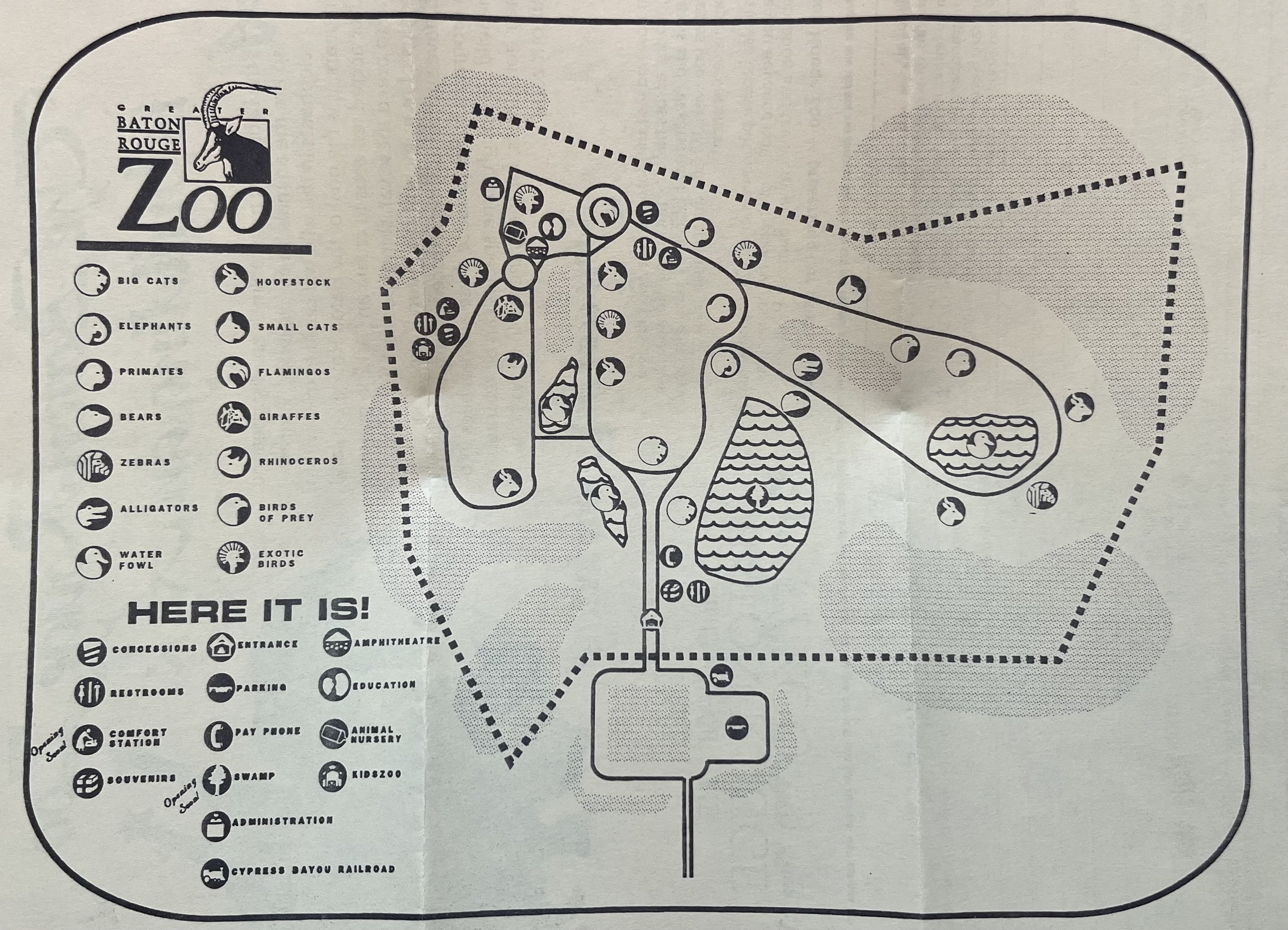 Zoo Map - 1994