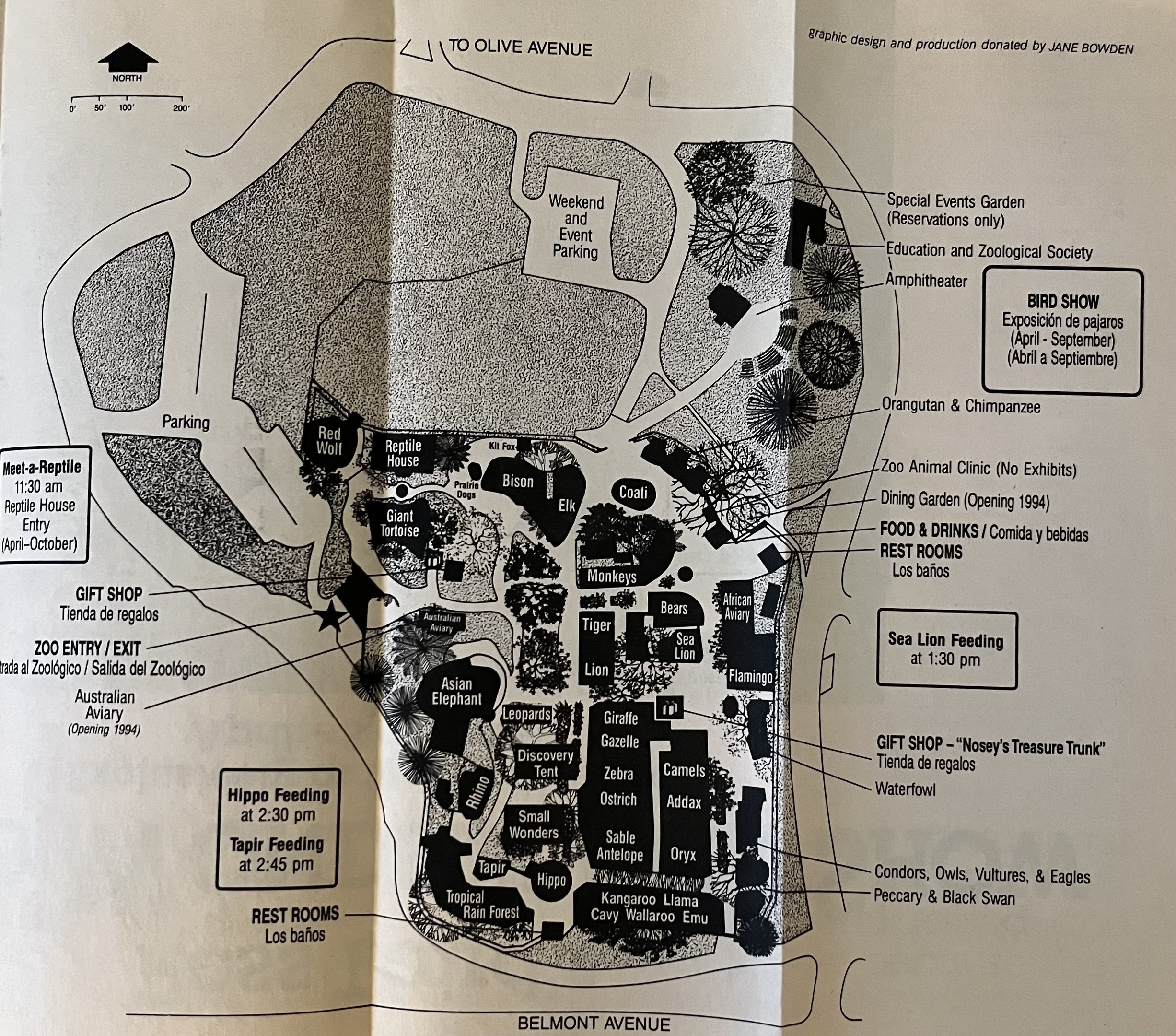 Zoo Map - 1995