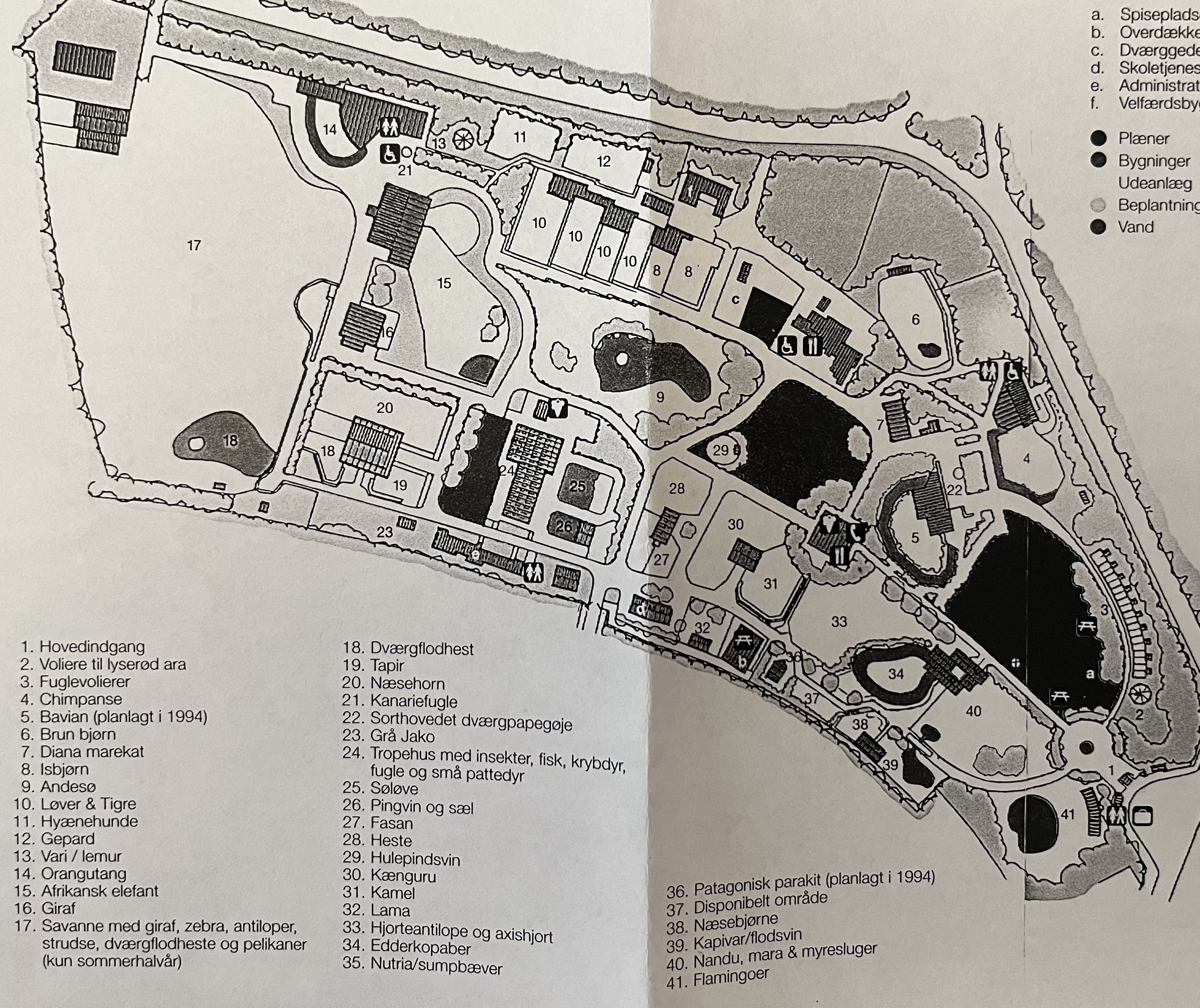 Zoo Map - 1995