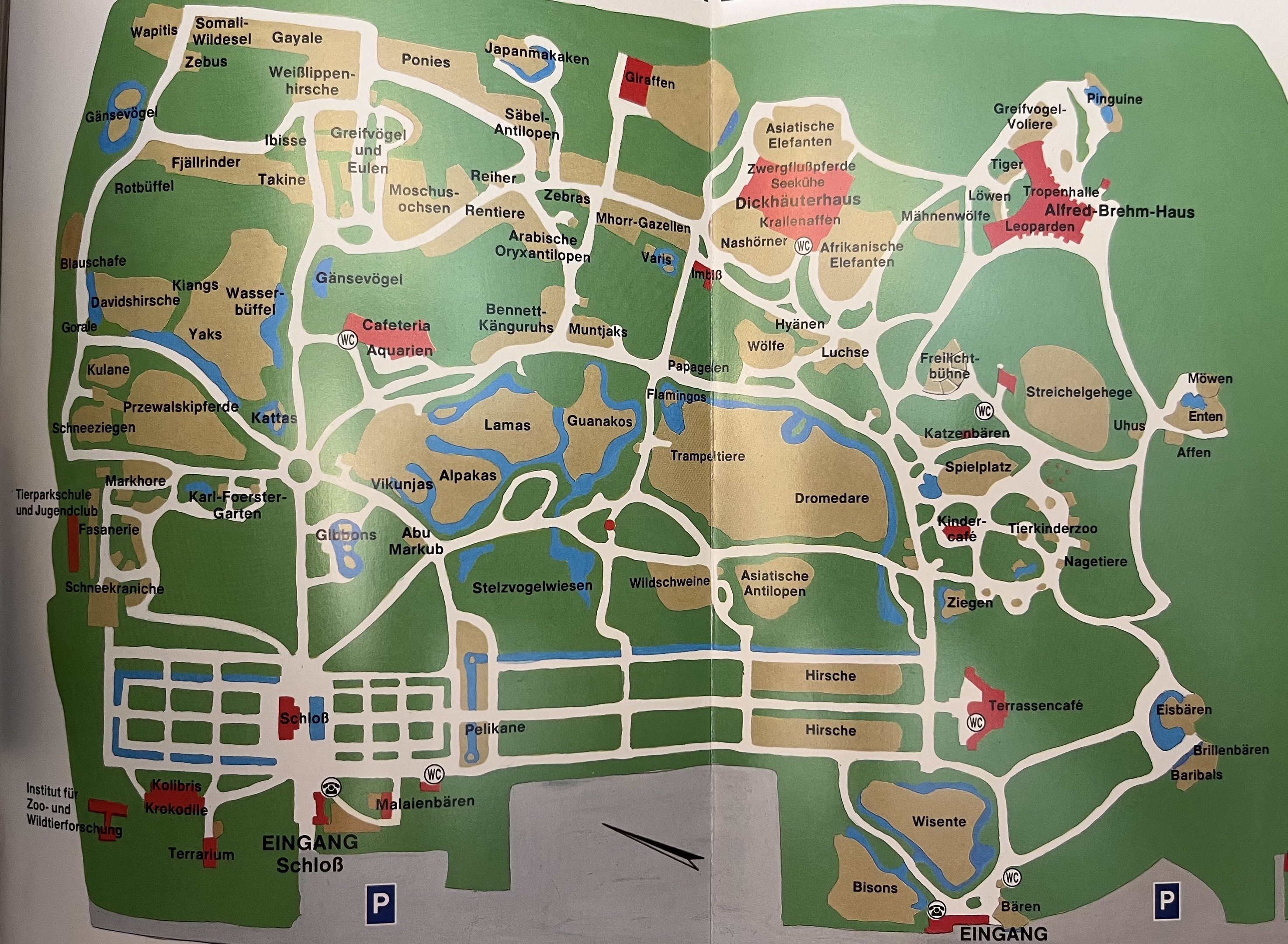 Zoo Map - 1995