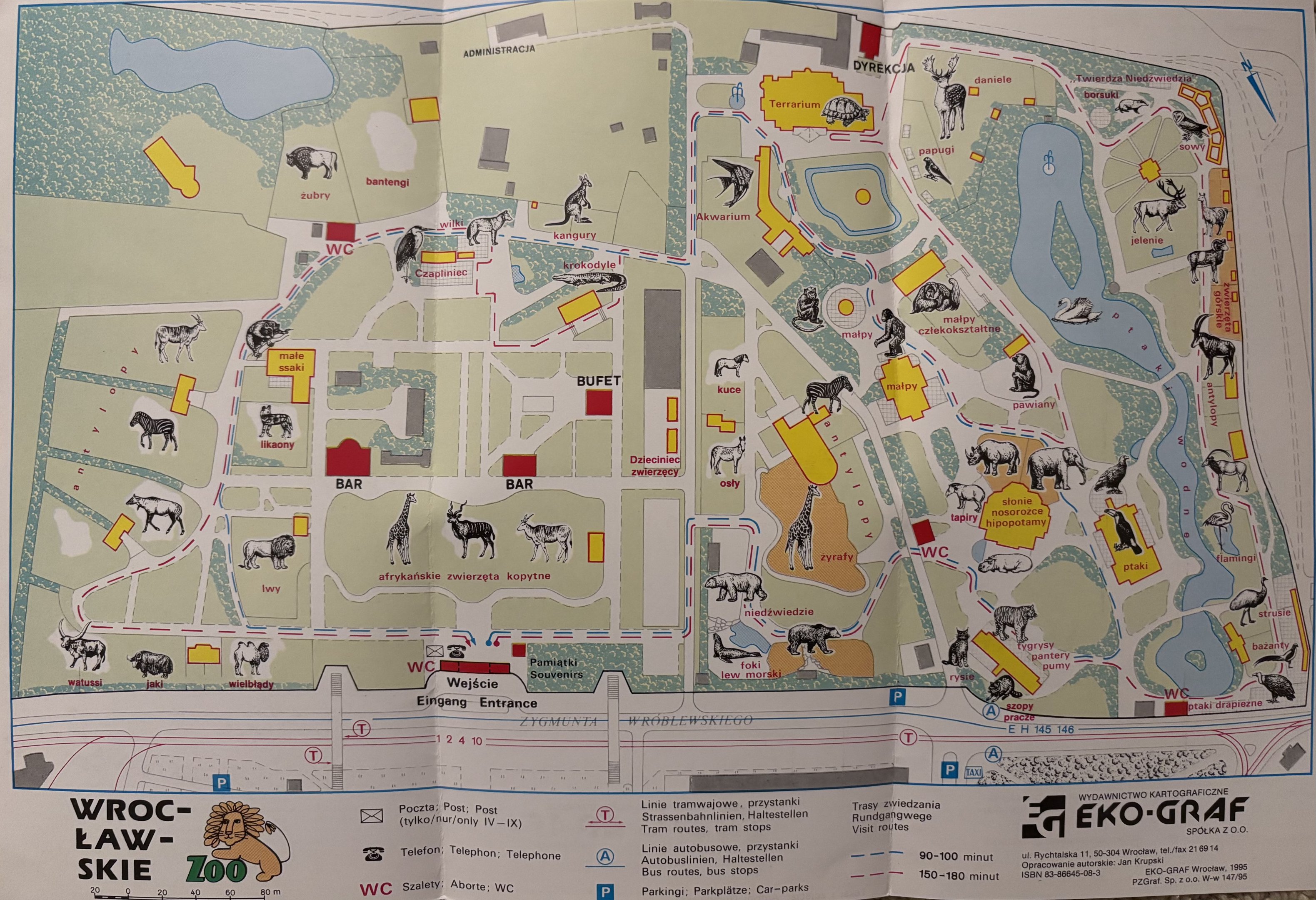 Zoo Map - 1995