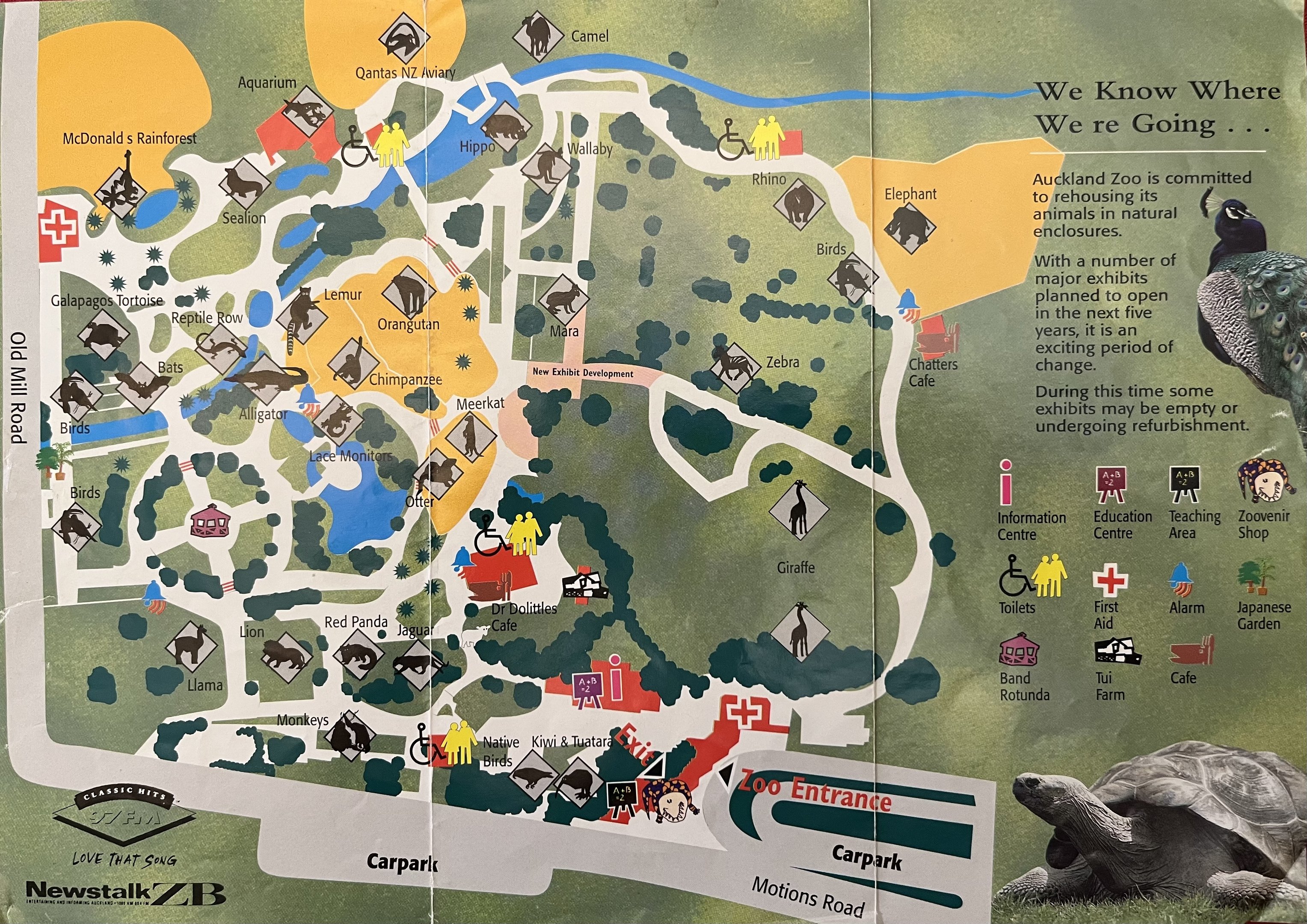 Zoo Map - 1996