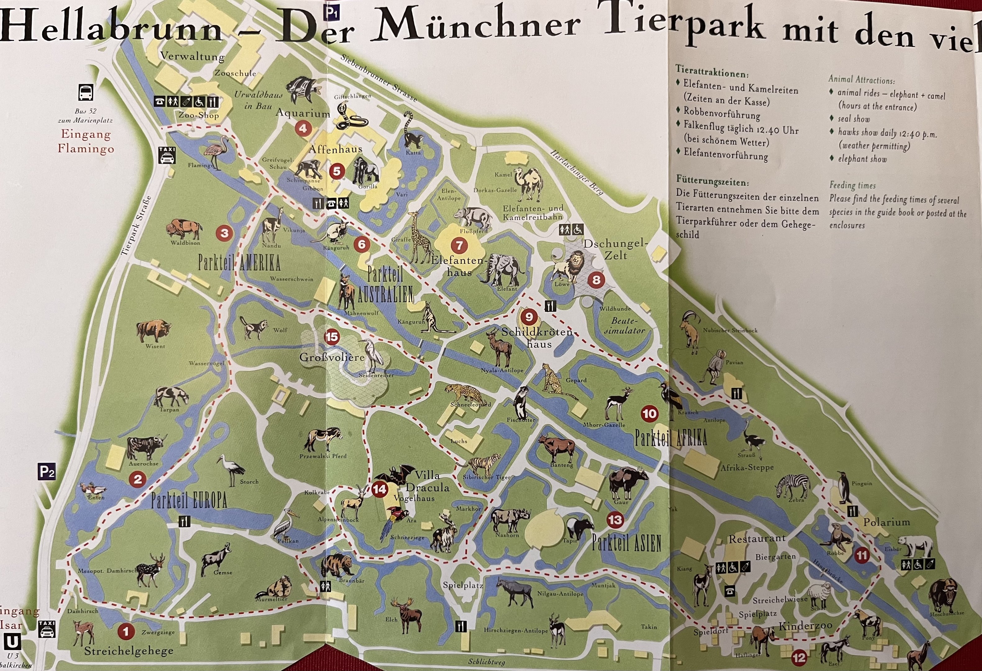 Zoo Map - 1998
