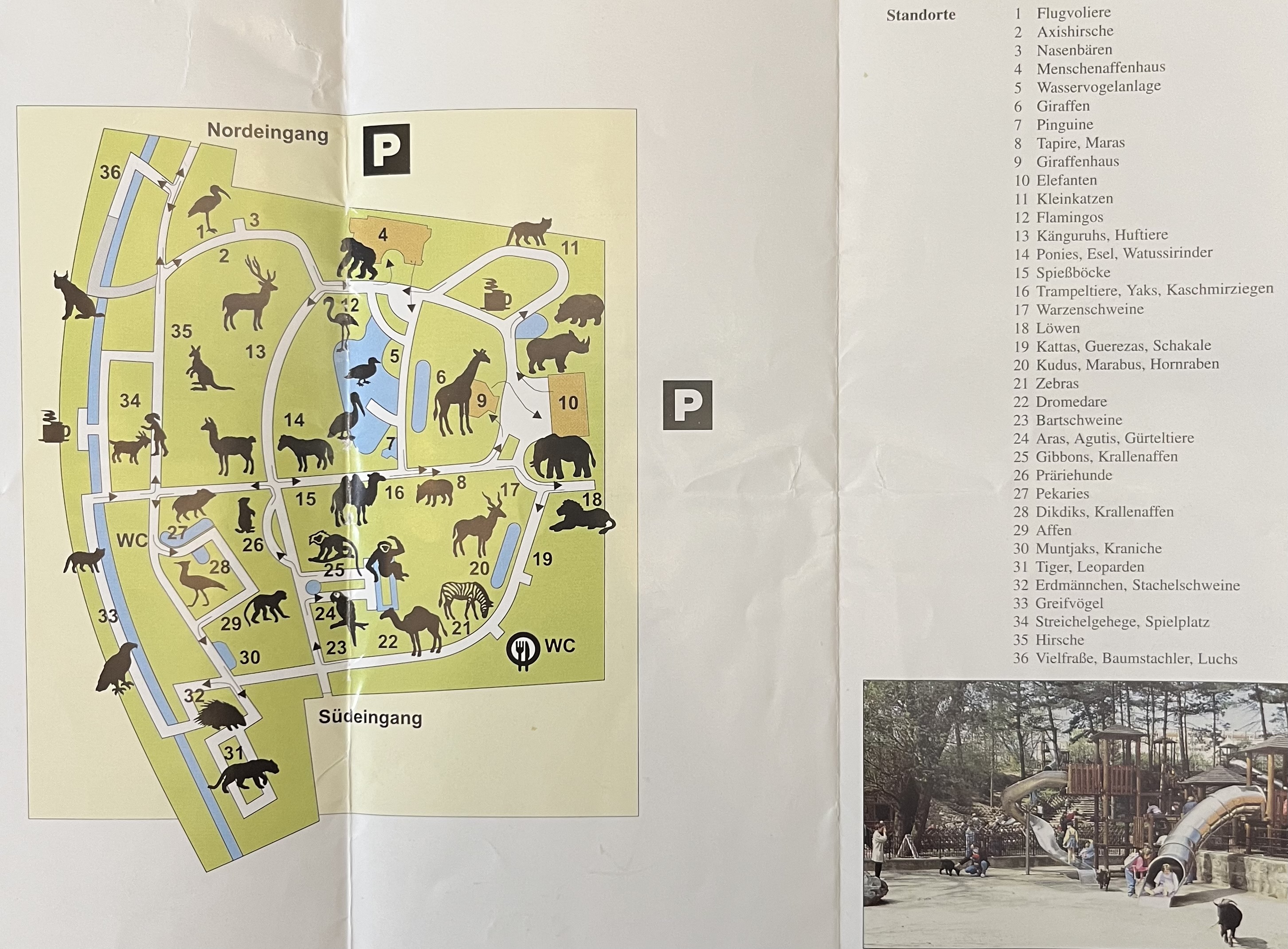 Zoo Map - 1999