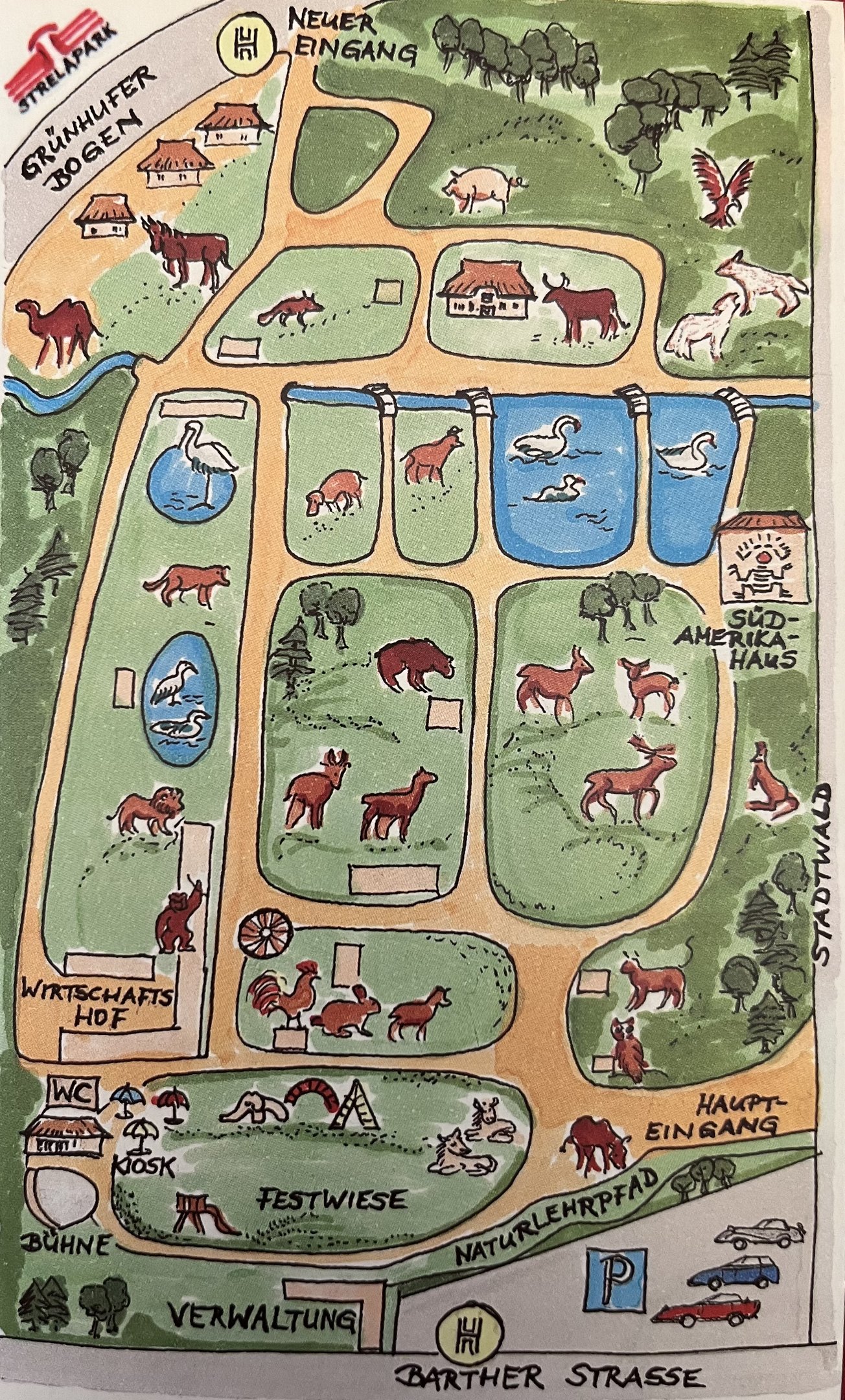 Zoo Map - 1999