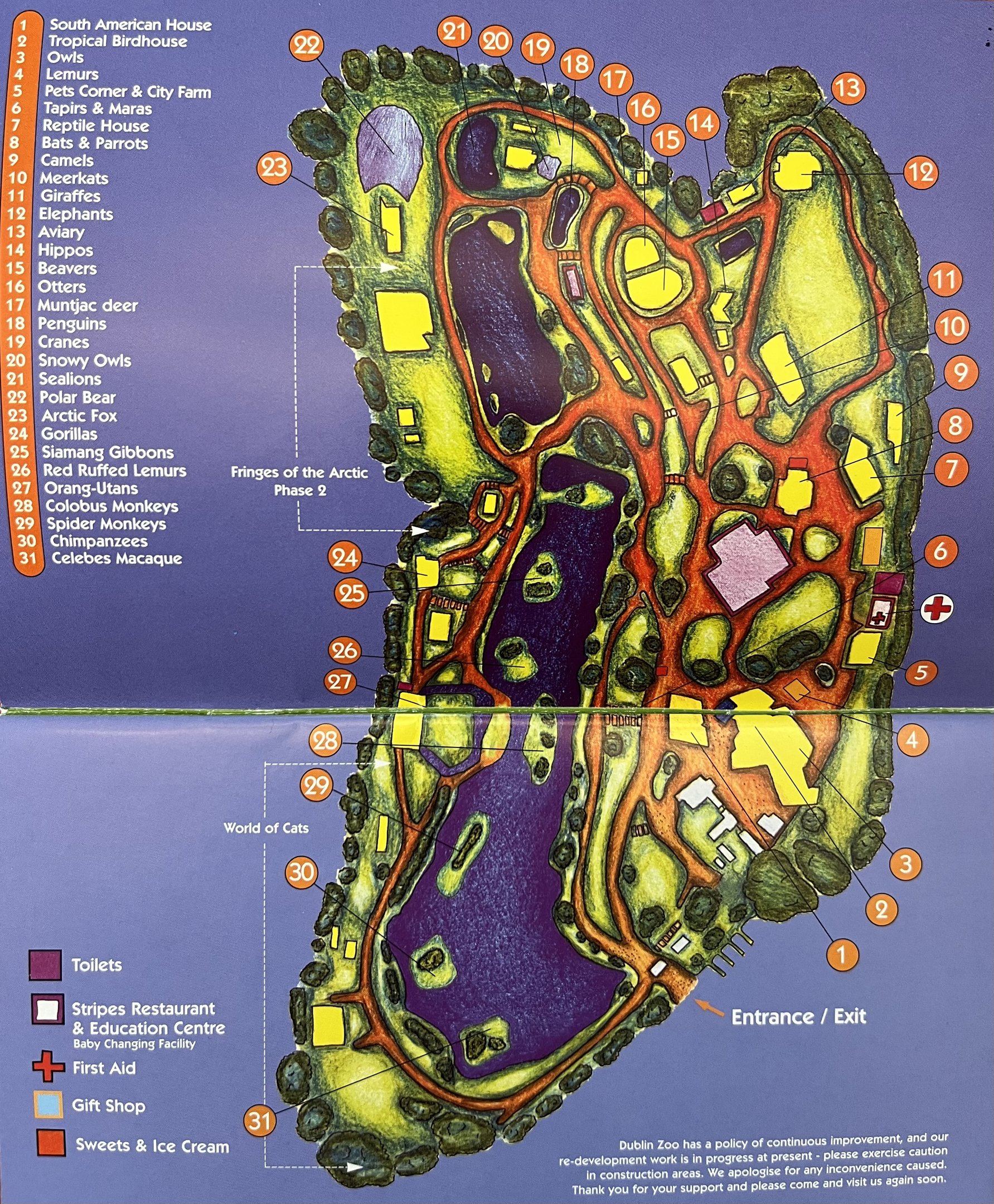 Zoo Map - 1999