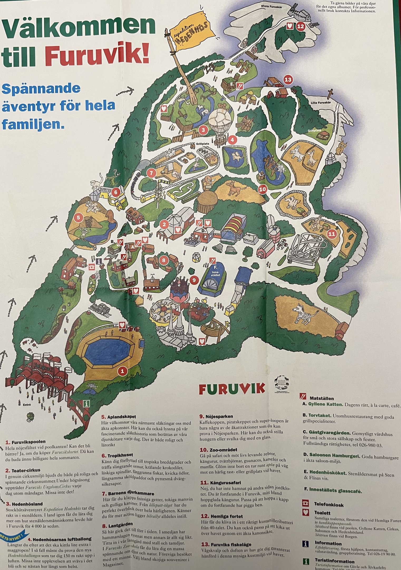 Zoo Map - 1999