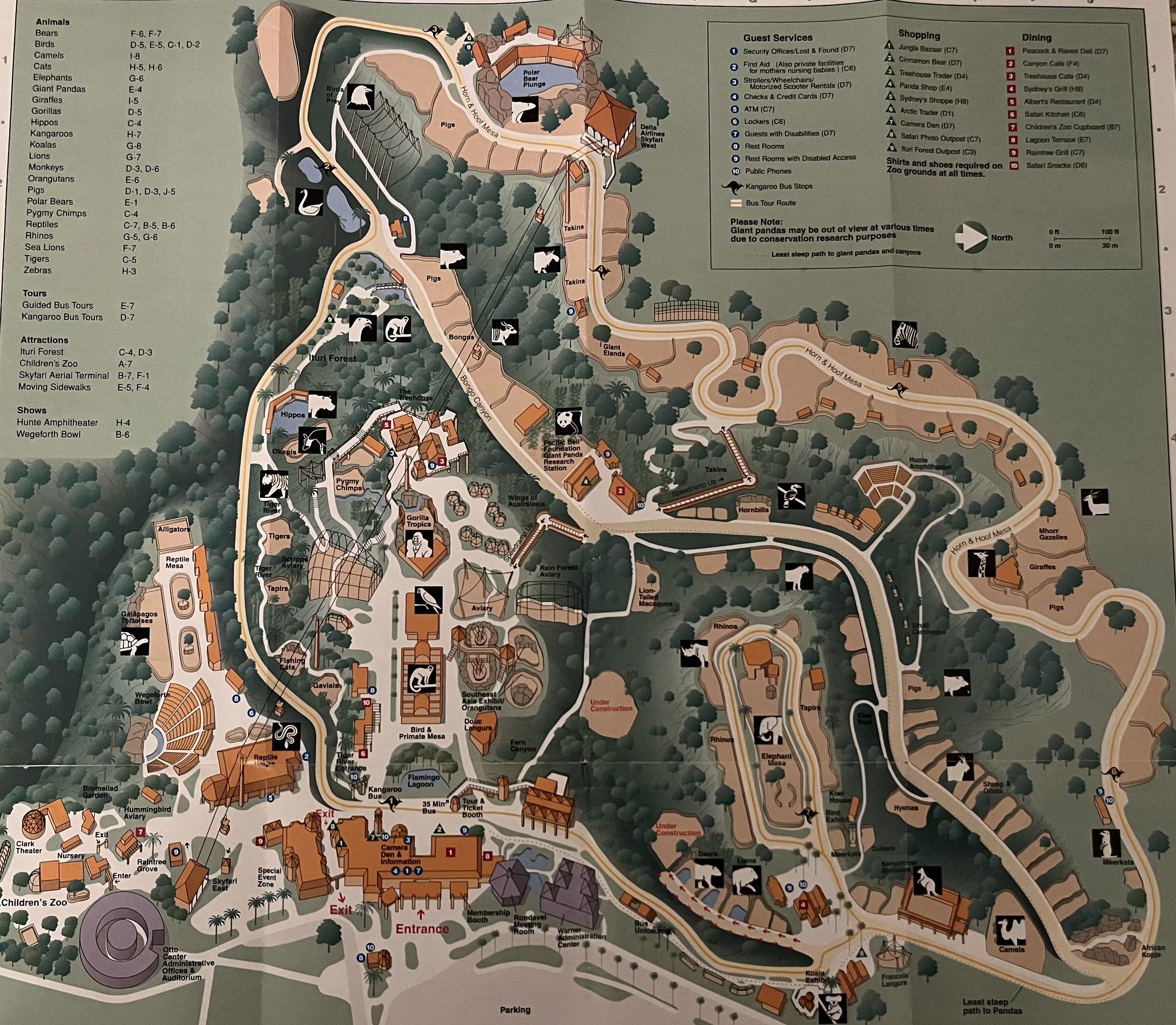 Zoo Map - 2000