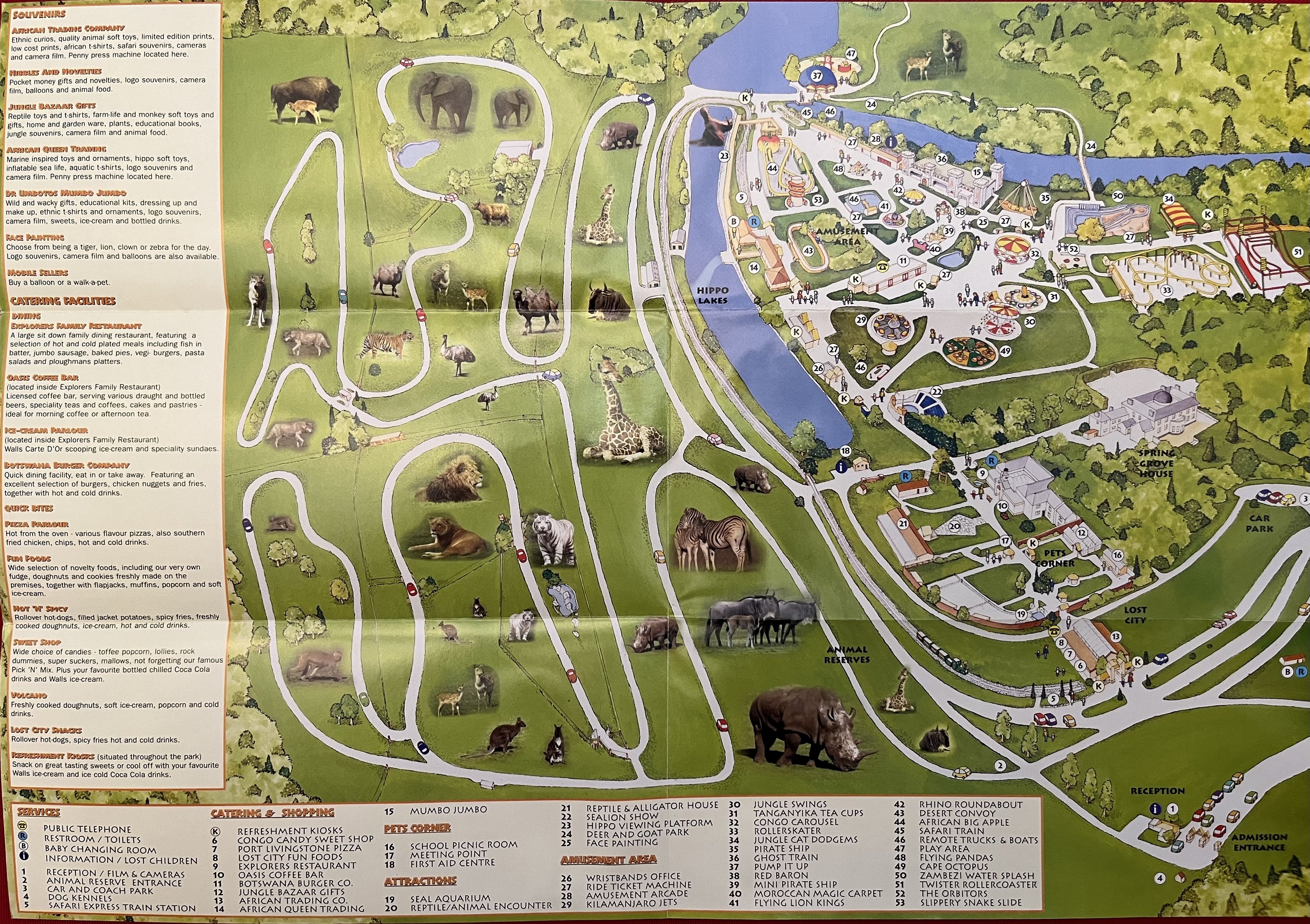 Zoo Map - 2000