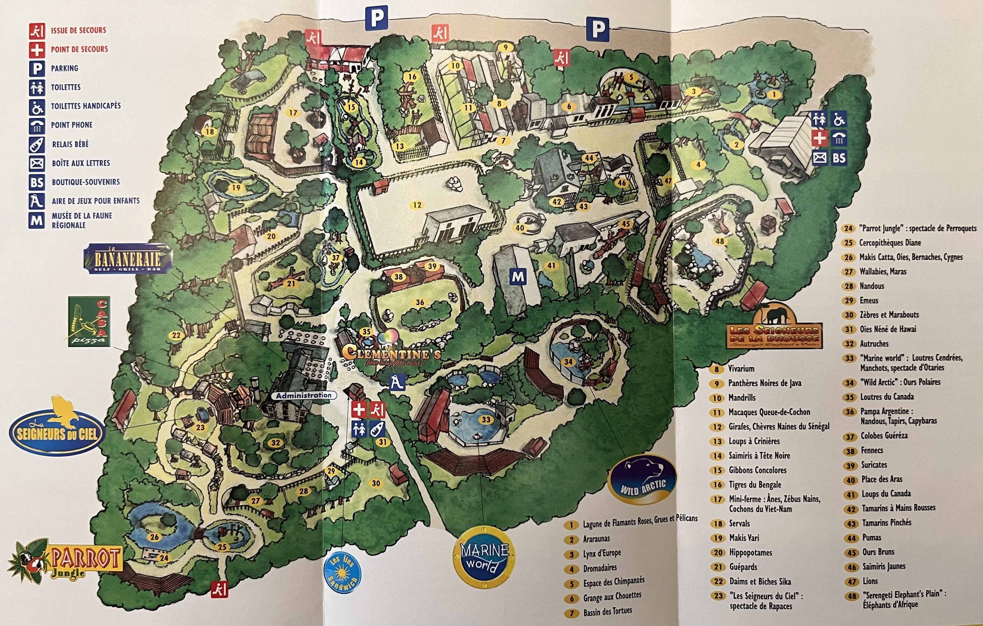 Zoo Map - 2000
