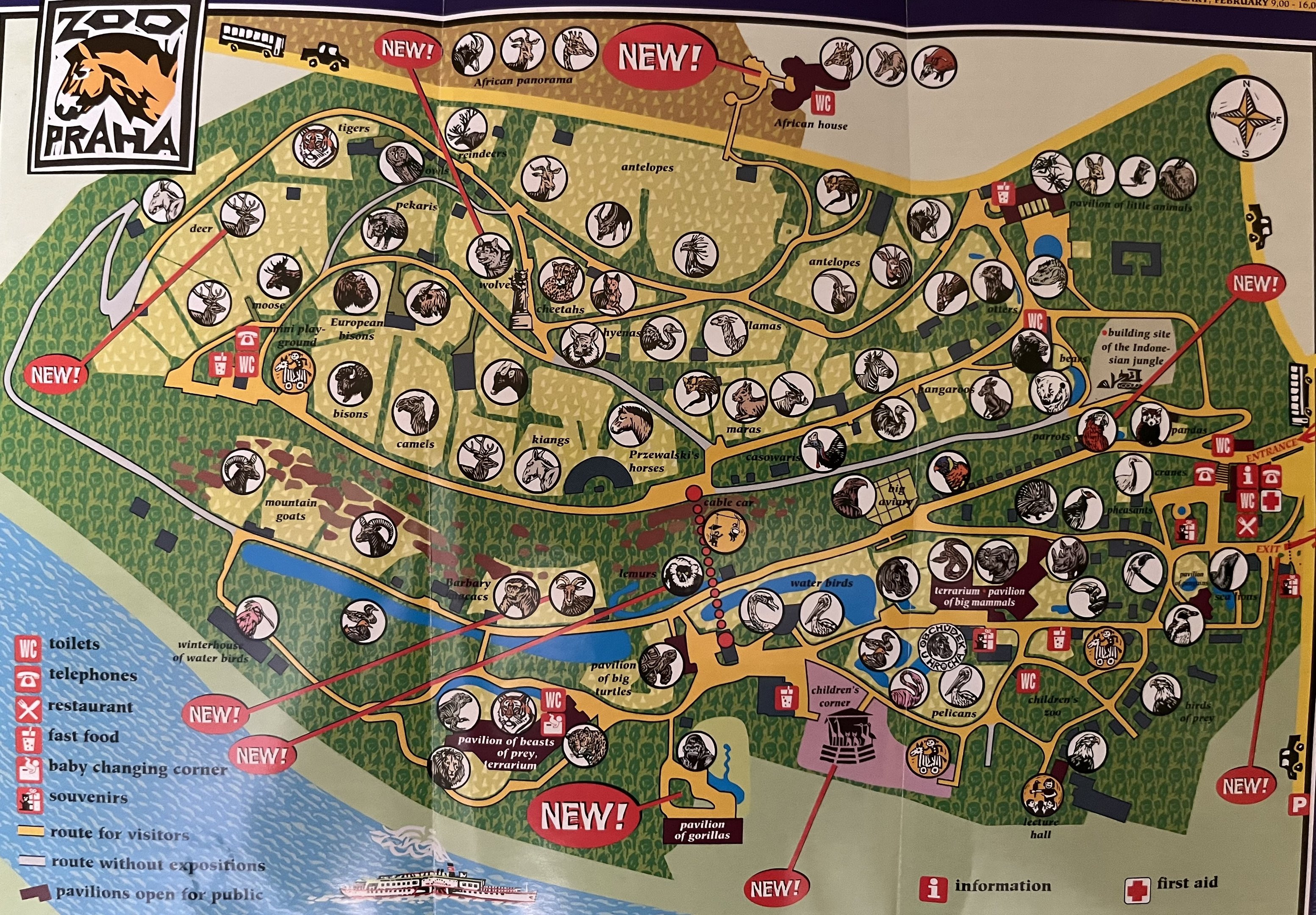 Zoo Map - 2001
