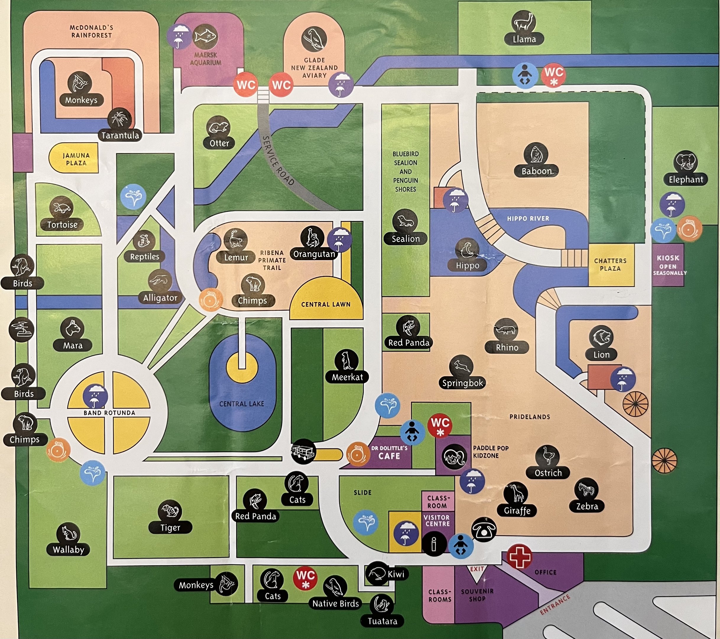 Zoo Map - 2001