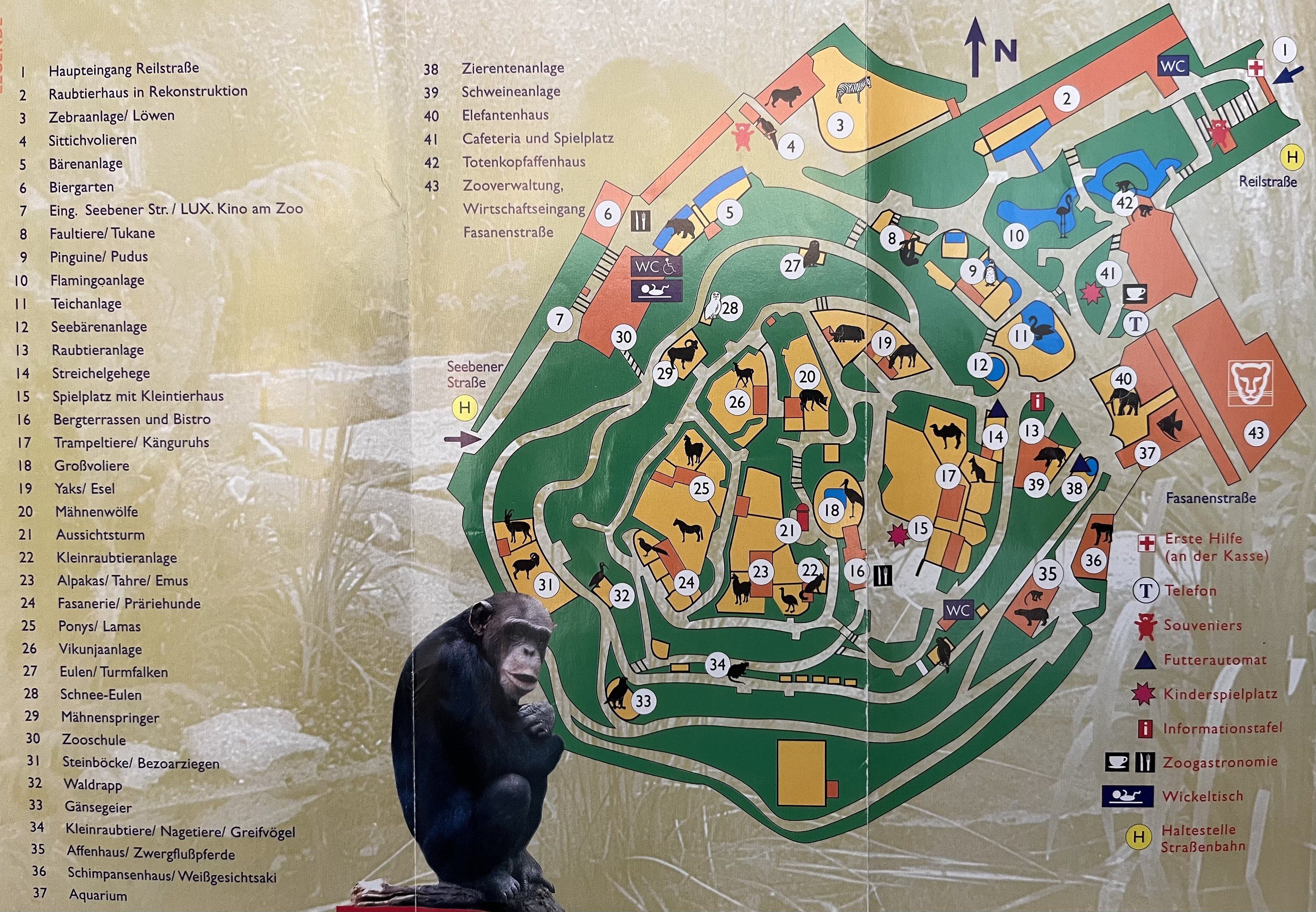 Zoo Map - 2001