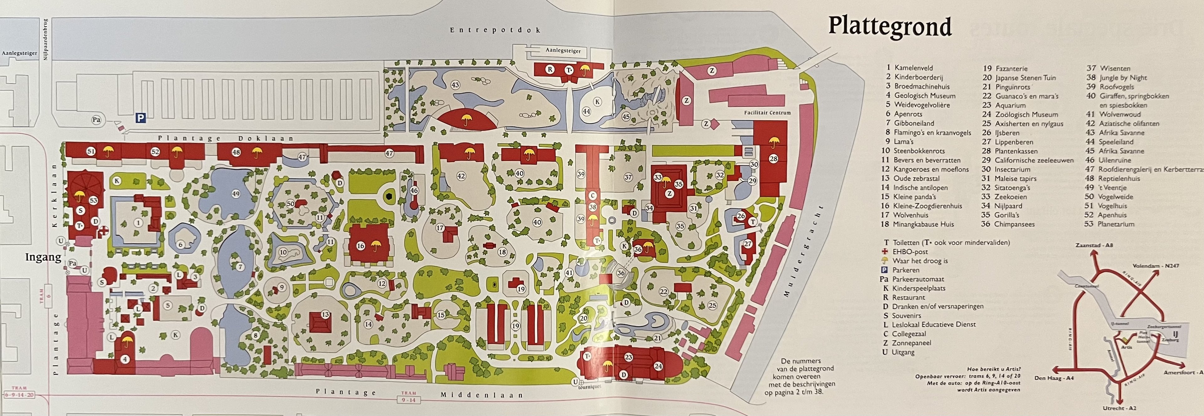 Zoo Map - 2001