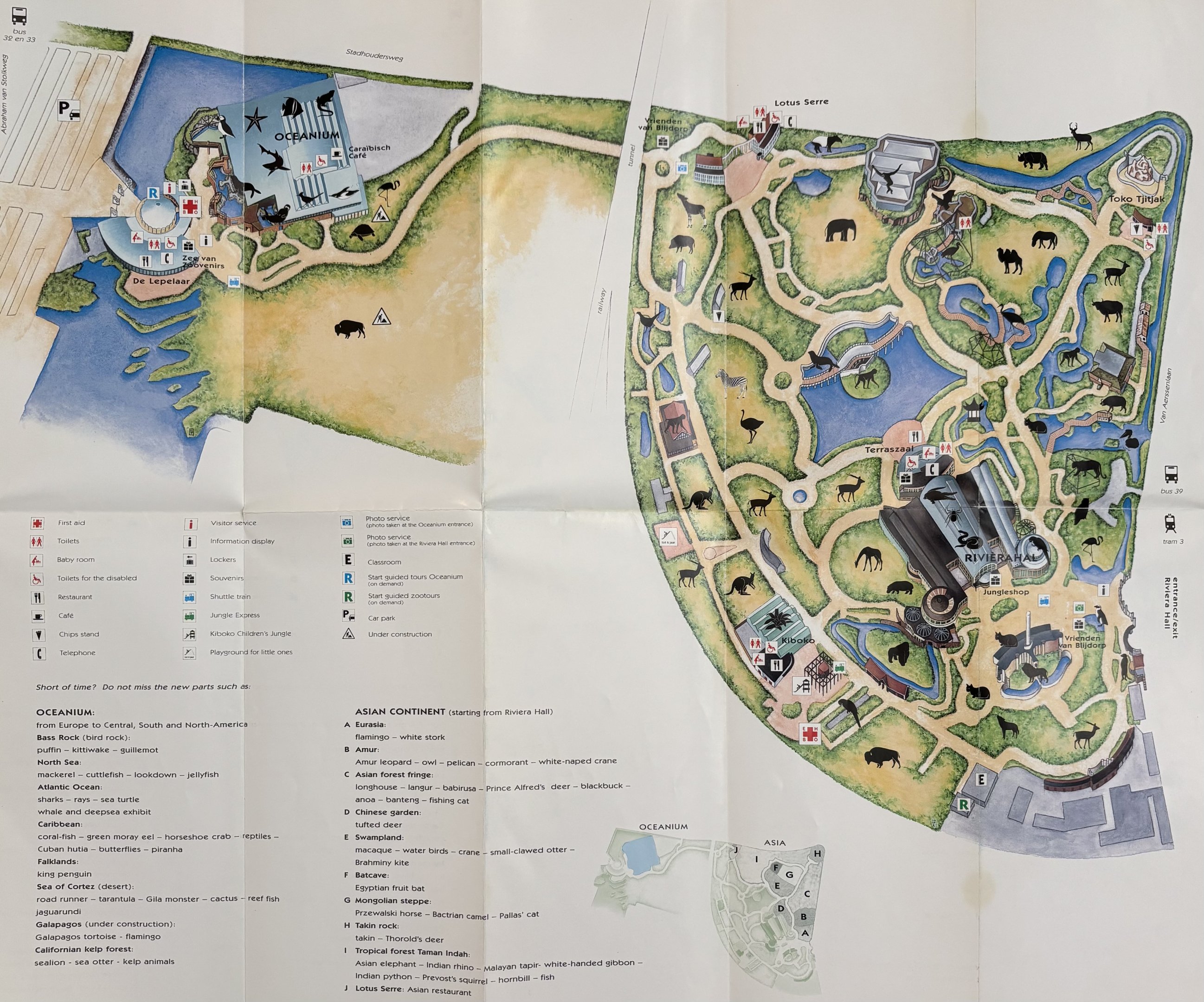 Zoo Map - 2001