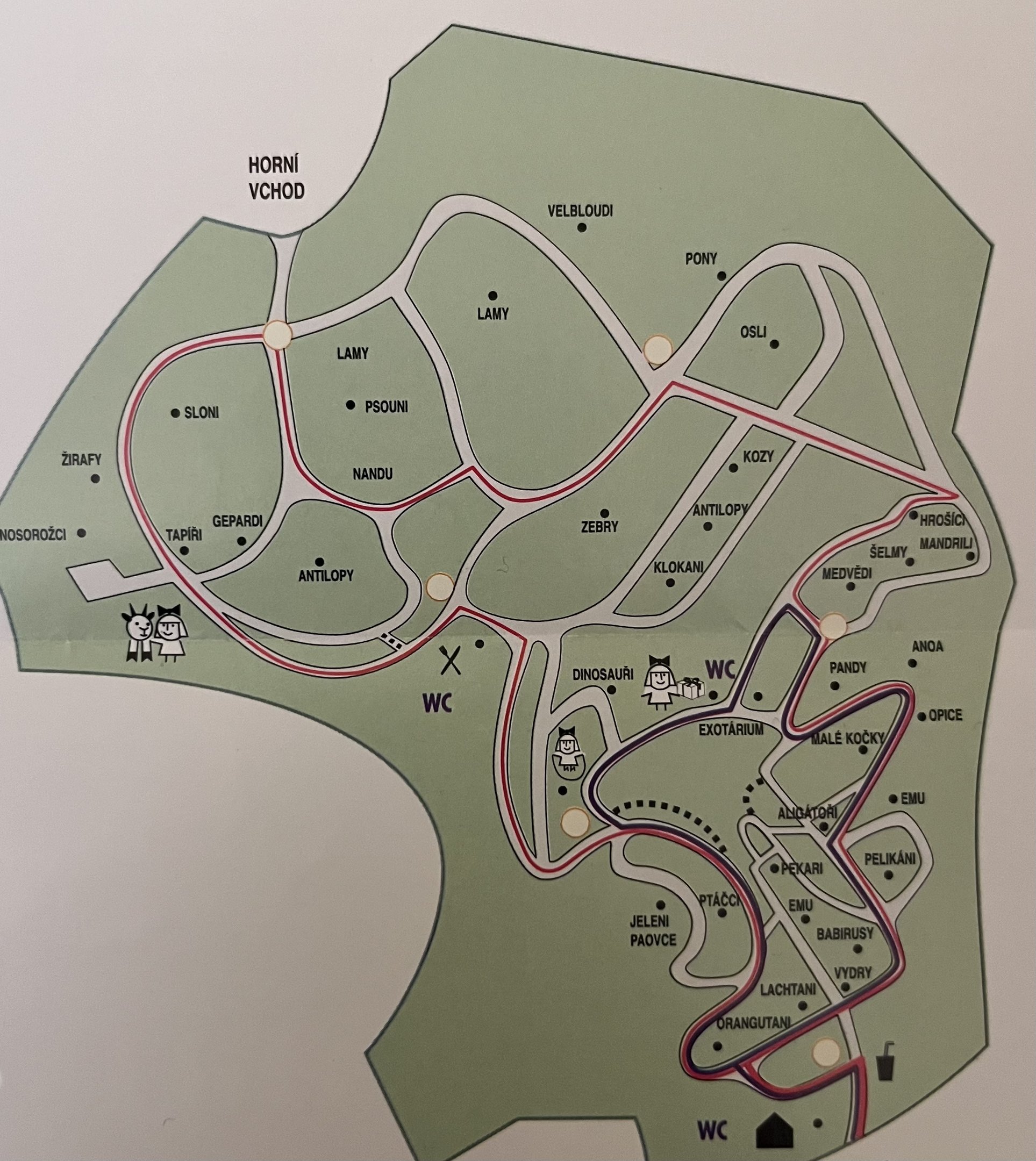 Zoo Map - 2002