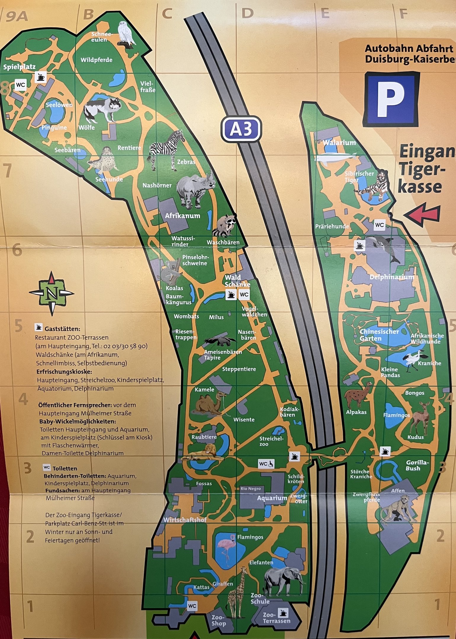 Zoo Map - 2002