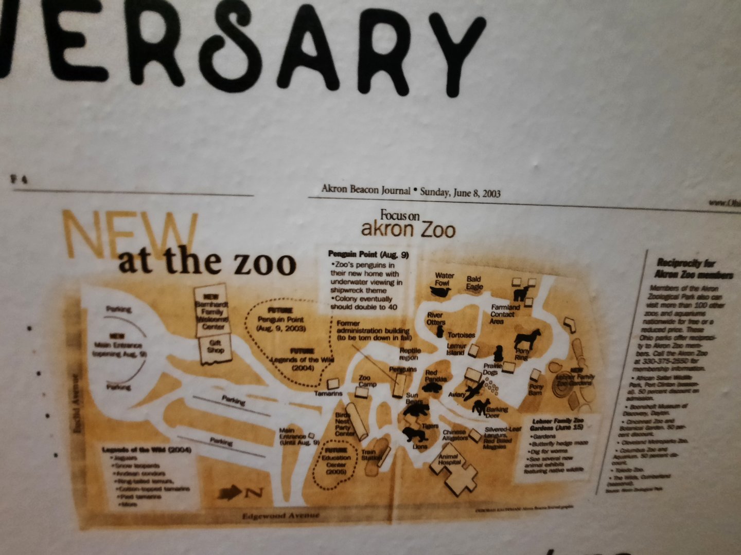 Zoo Map - 2003