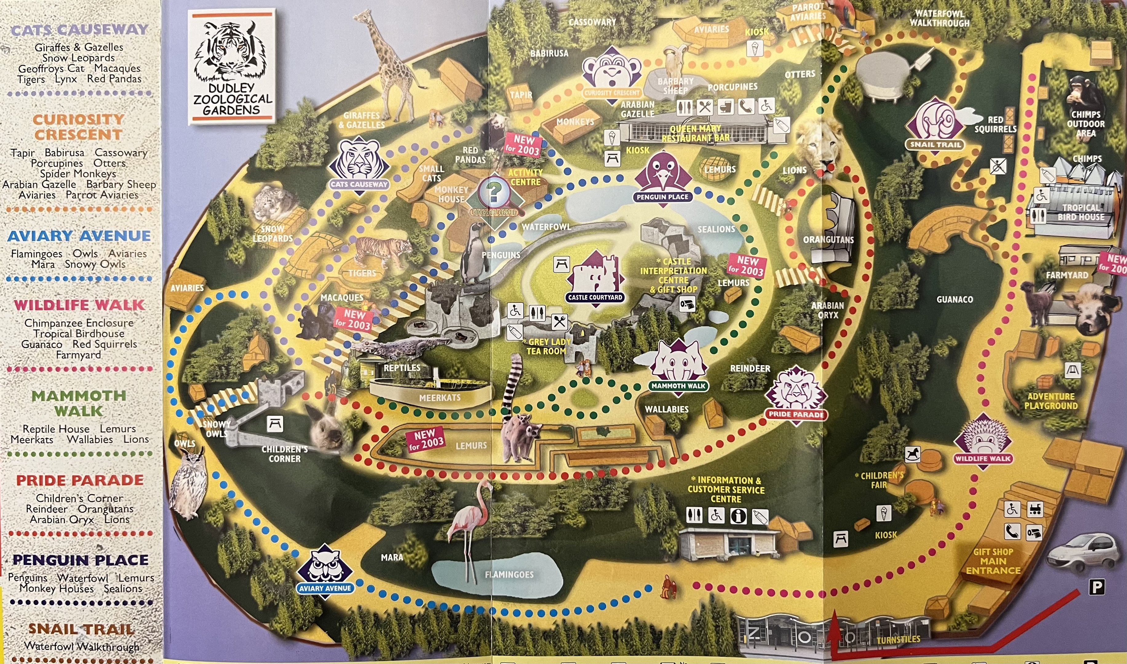 Zoo Map - 2003