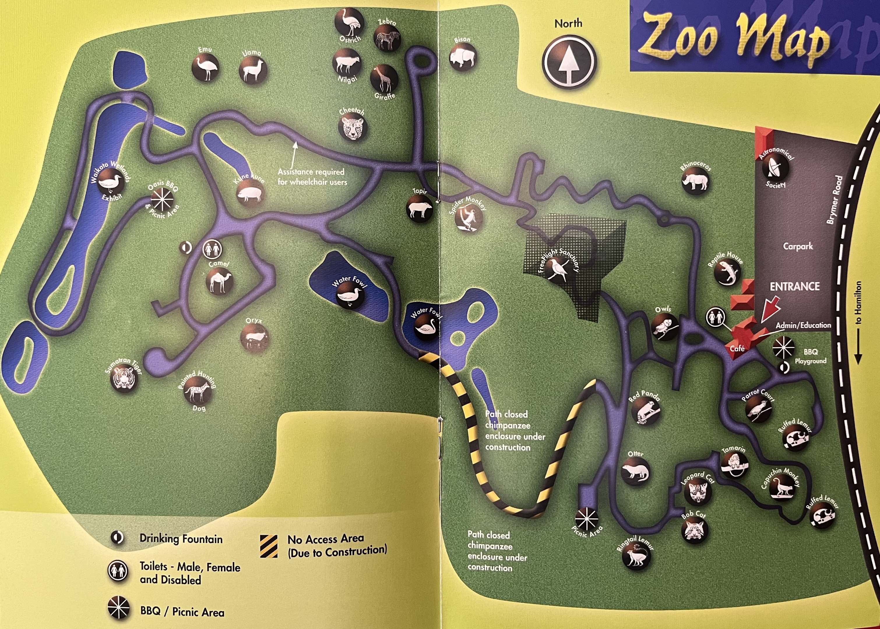 Zoo Map - 2003