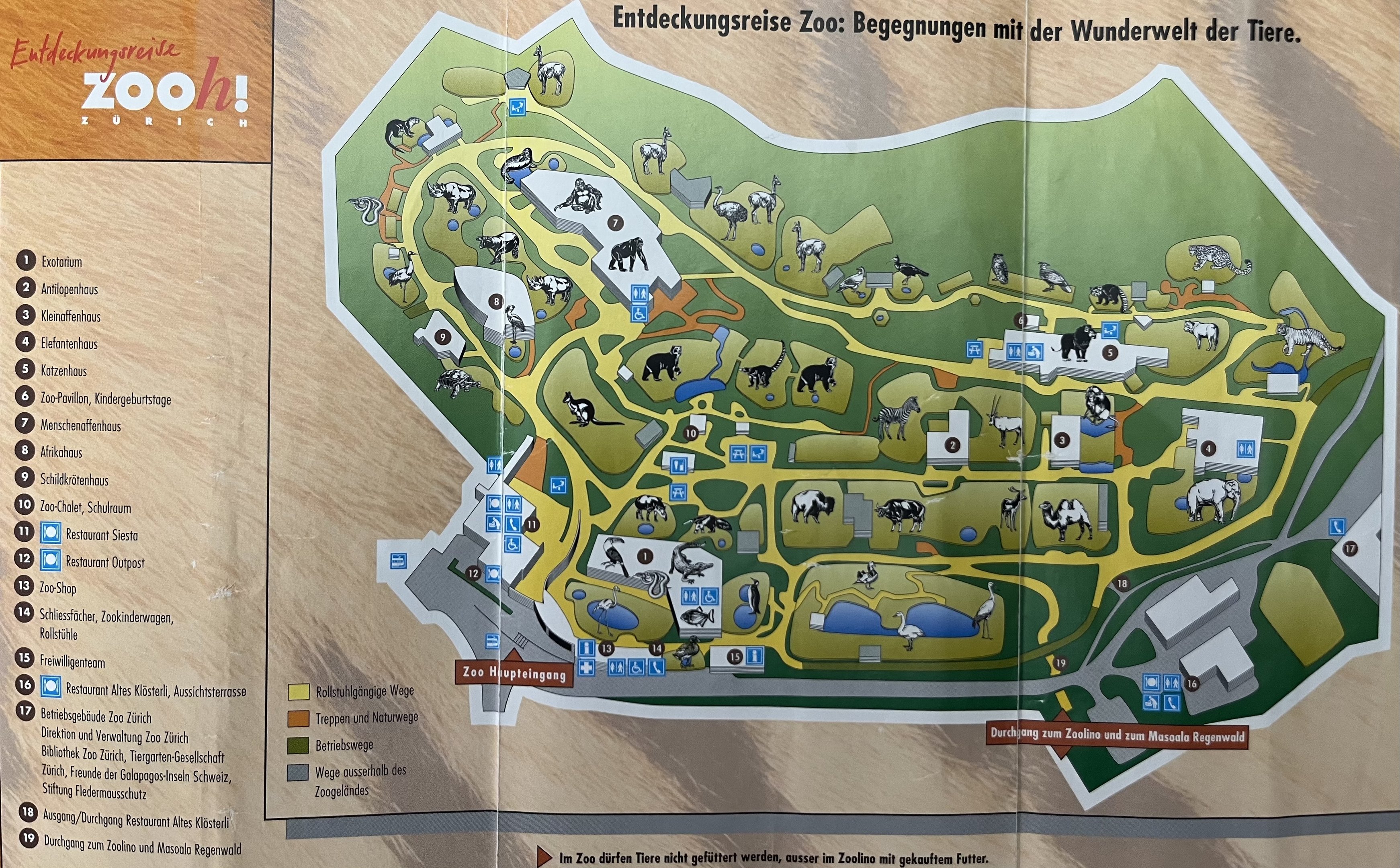 Zoo Map - 2003